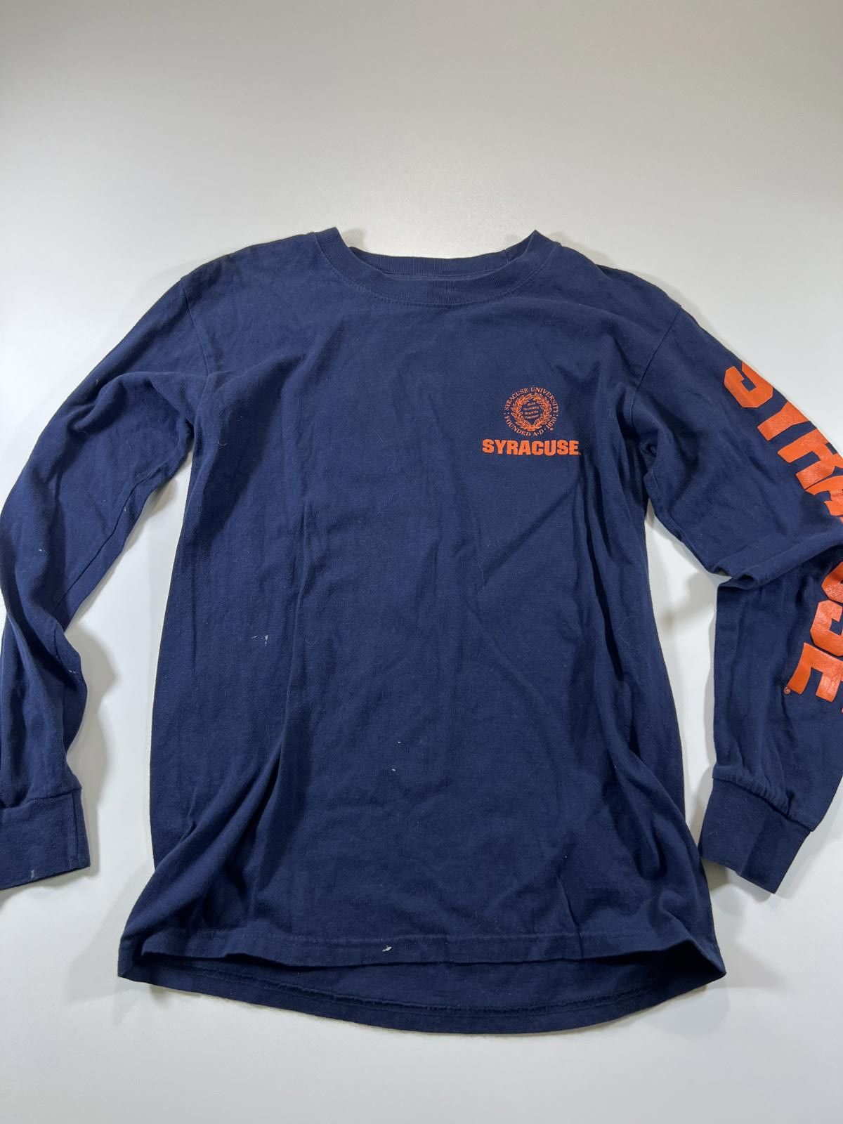 Other Syracuse University Navy Blue Long Sleeve SShirt Size US S / EU 44-46 / 1 - 1 Thumbnail