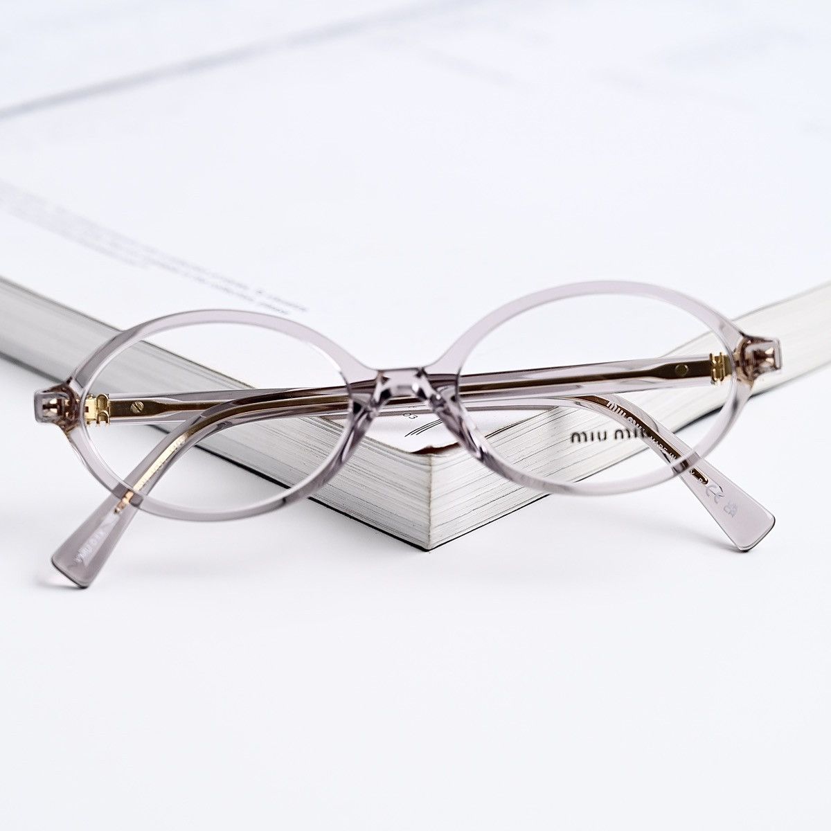 Miu Miu MIU MIU 0MU 01XV GLASSES Size ONE SIZE - 8 Thumbnail