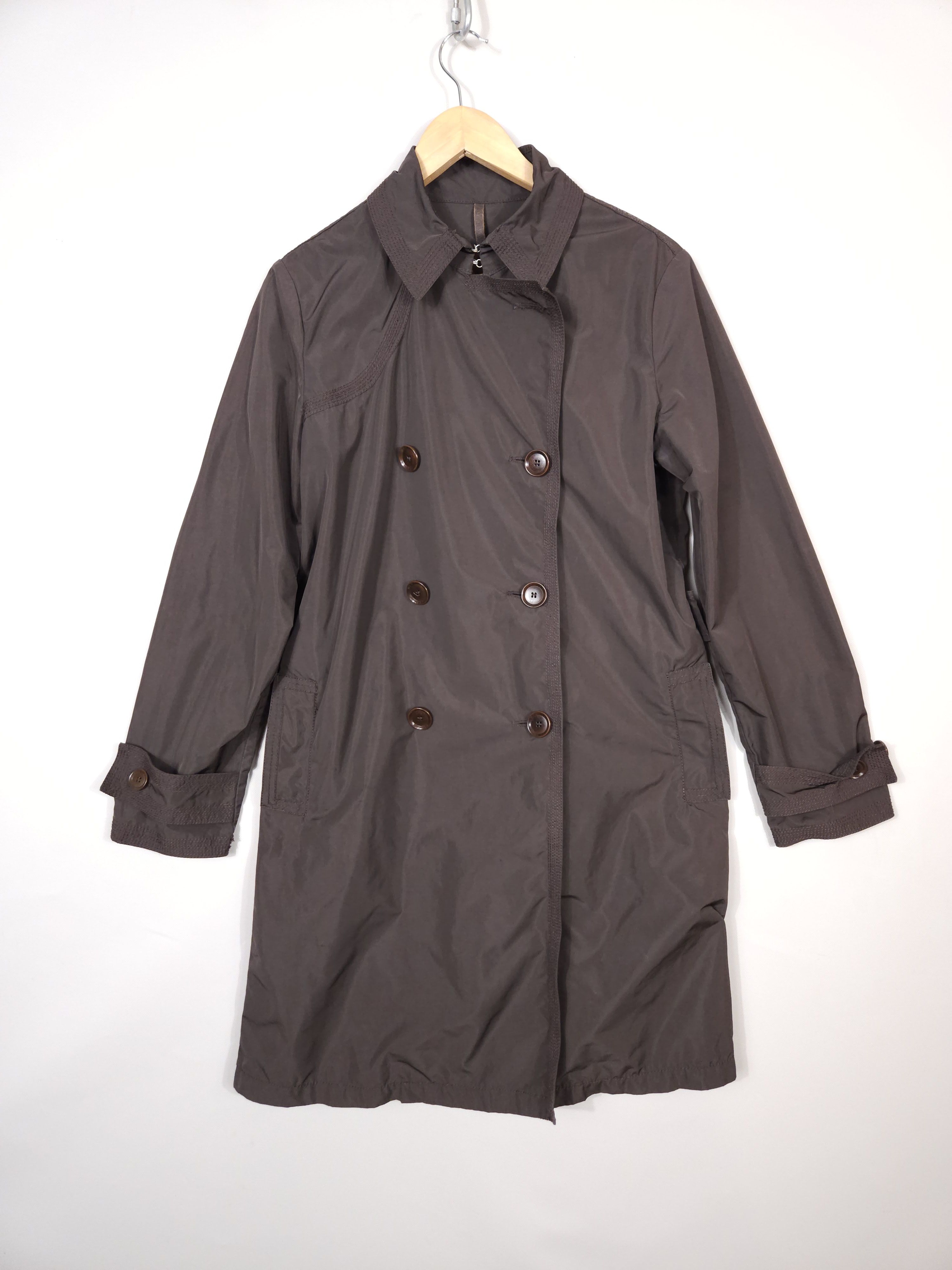 Moncler × Vintage Vintage Moncler Trench Coat Polyamide Womens size 3/M-L Size M / US 6-8 / IT 42-44 - 1 Thumbnail