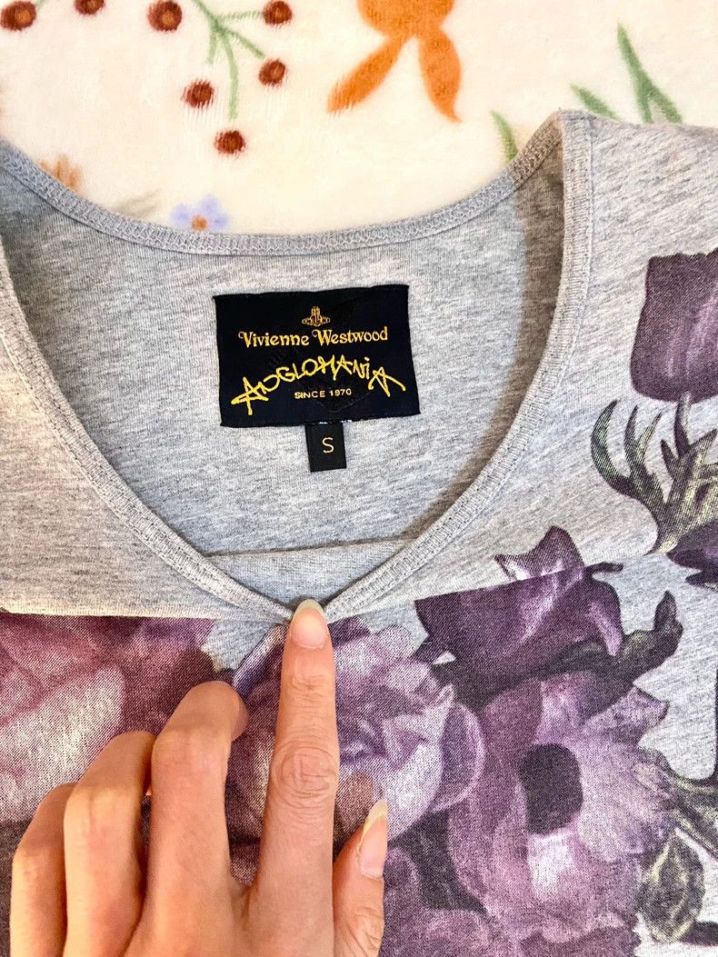 Vivienne Westwood Vivienne Westwood Floral short-sleeved T-shirt Size S / US 4 / IT 40 - 3 Thumbnail
