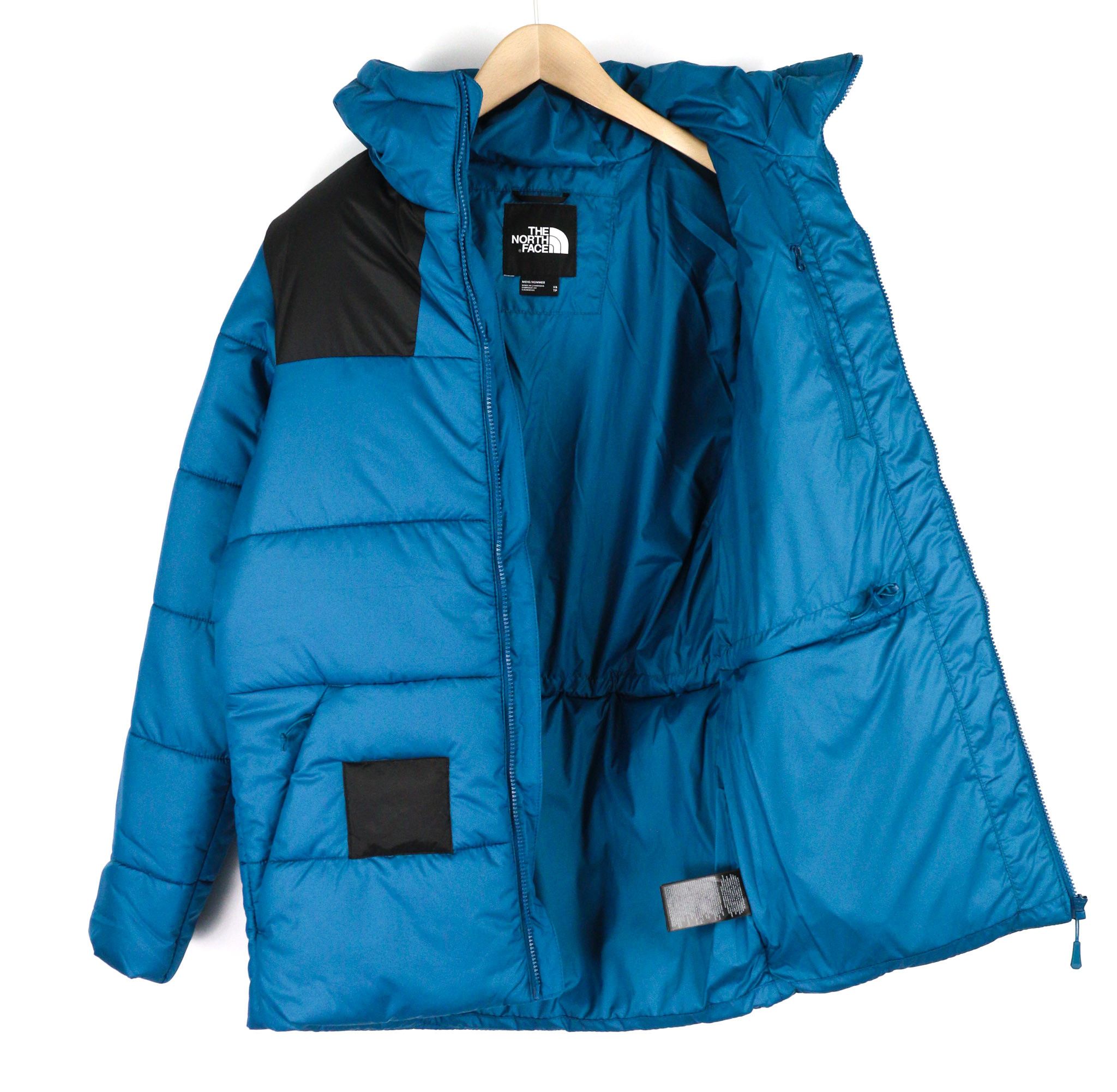 The North Face XS Blue Zip Insulation Hooded Lined Quilted Jacket 82586 Size US XS / EU 42 / 0 - 4 Thumbnail