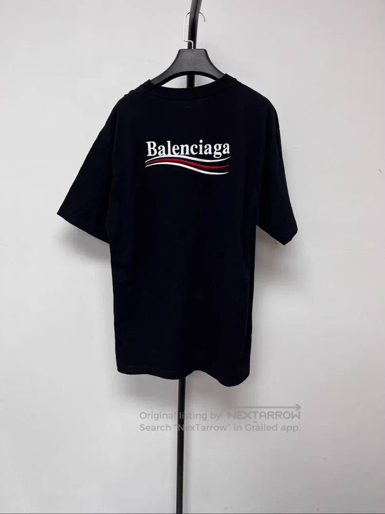 Balenciaga Balenciaga Logo Letter Embroidered Crew Neck Short Sleeve Size XS / US 0-2 / IT 36-38 - 2 Thumbnail