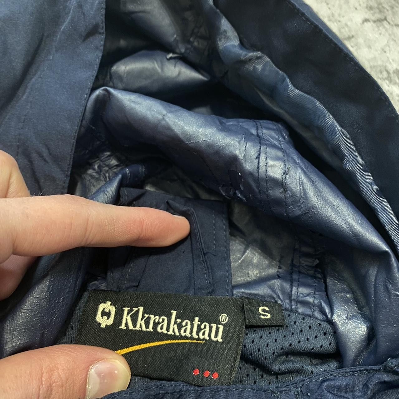 Other Navy blue vintage windbreaker jacket Kkrakatau Rain Size US S / EU 44-46 / 1 - 4 Thumbnail