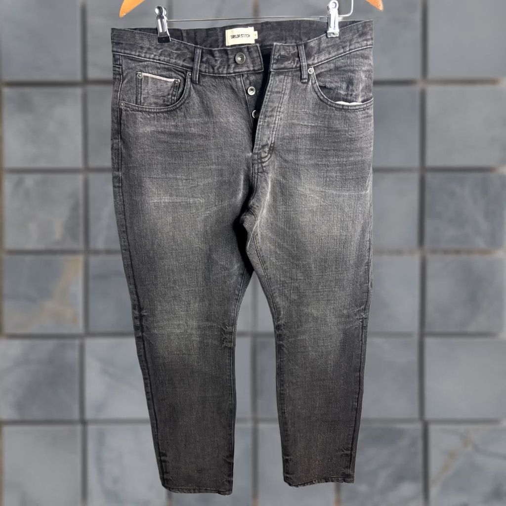 Taylor Stitch Taylor Stitch Denim Jeans Men's Size 33 x 30 Slim Straight 5-Pocket Blue Cotton Vintage? No (8/10) Size US 33 - 1 Thumbnail