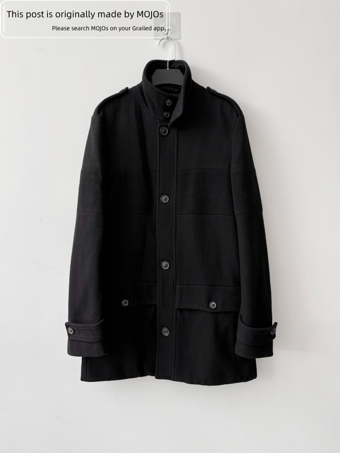 Maison Margiela Sz 46 Maison Margiela 10AW High Neck Coat Size US S / EU 44-46 / 1 - 1 Thumbnail