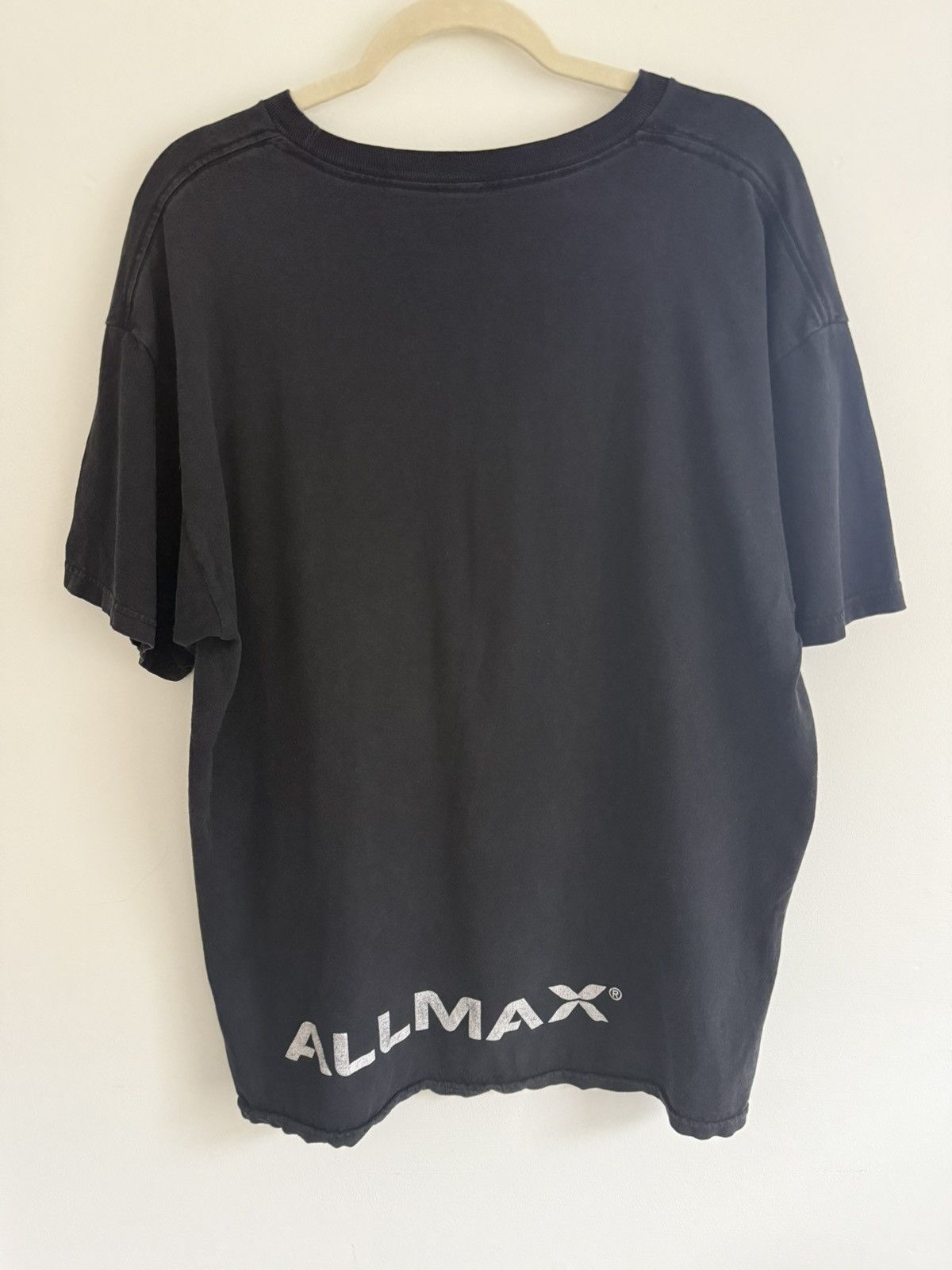 Other Vintage Allmax Gym Tee (Black, Distressed Fit) Size US XL / EU 56 / 4 - 4 Thumbnail