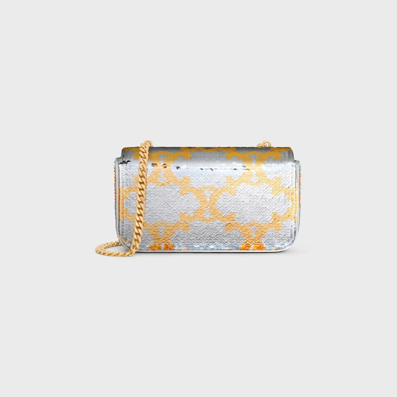 Celine o1w1db10326 197993EZ3 Size:OS / Shoulder Bag in Silver/Gold Size ONE SIZE - 3 Thumbnail