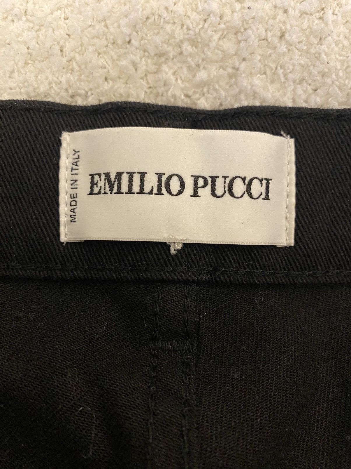 Emilio Pucci Emilio Pucci Black Crystal Embellished Jeans Size 6 (Small) Size 28" / US 6 / IT 42 - 4 Thumbnail