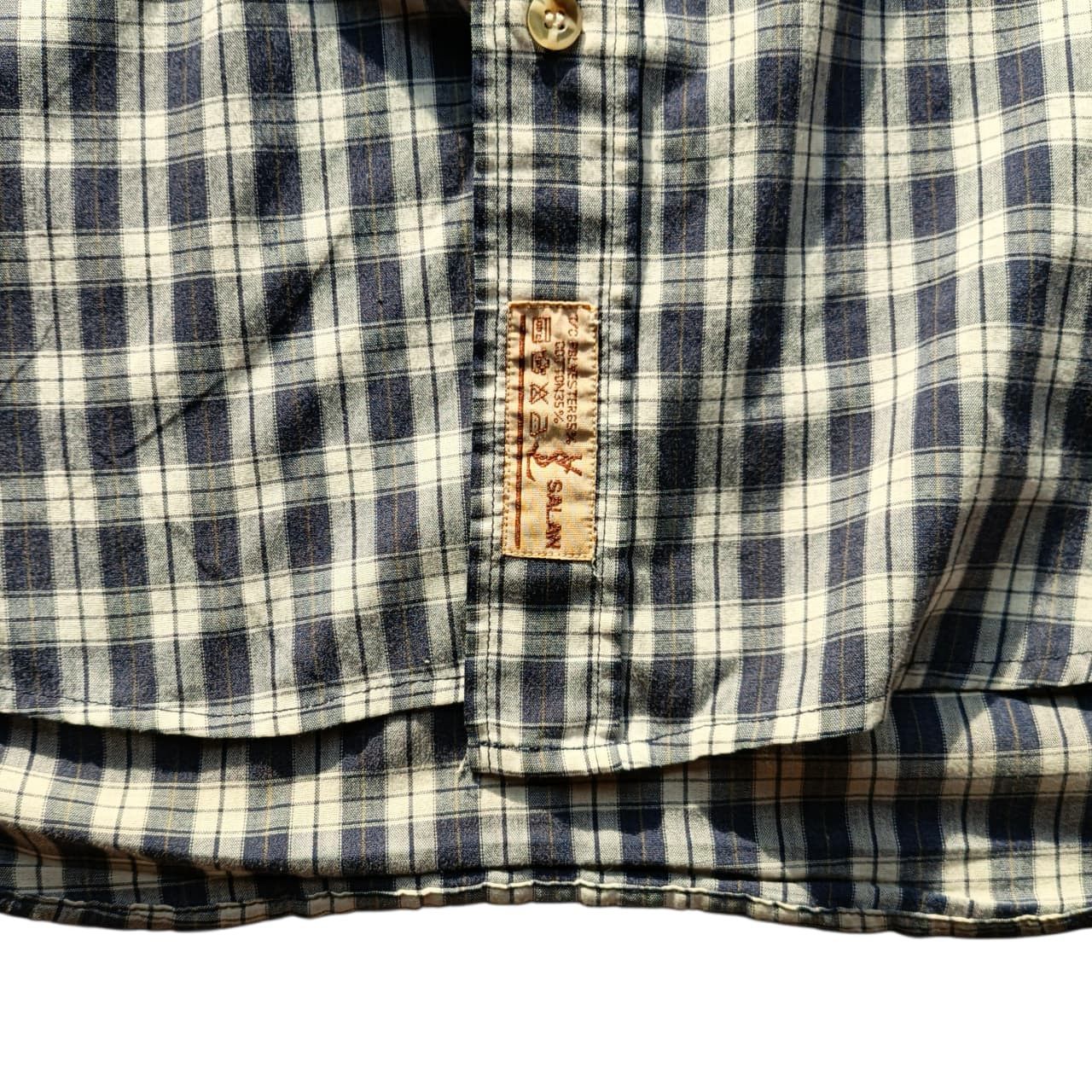 Yves Saint Laurent Yves Saint Laurent Salan Button Up Long Sleeve Shirt Size US M / EU 48-50 / 2 - 7 Thumbnail