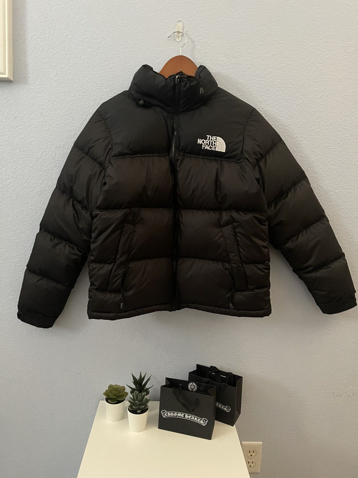 Image of The North Face North Face 90's Retro Puffer in Black, Men's (Size Small)