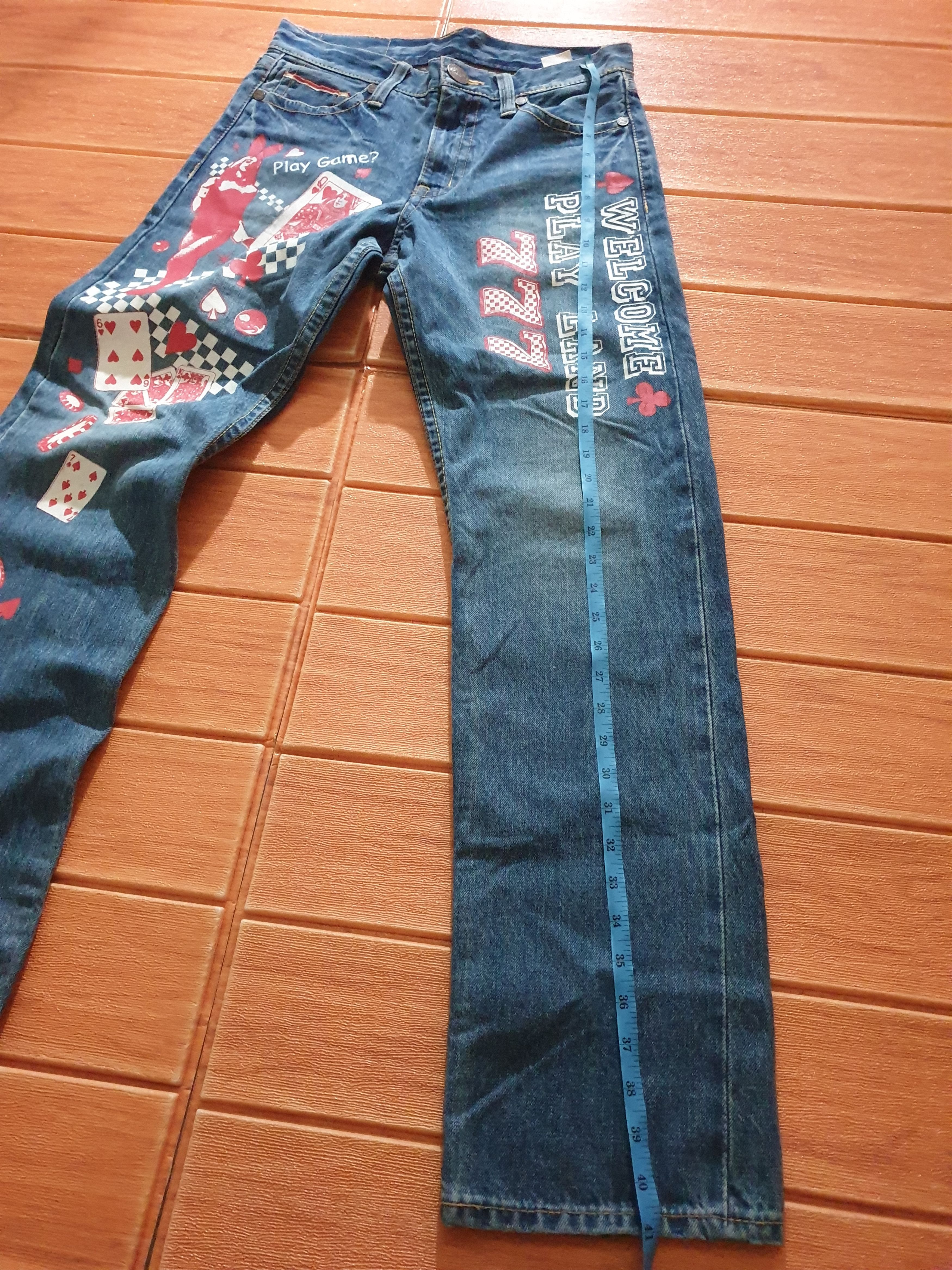 Japanese Brand 💥Coanolu Welcome the play land selvedge denim pant Size US 30 / EU 46 - 7 Thumbnail