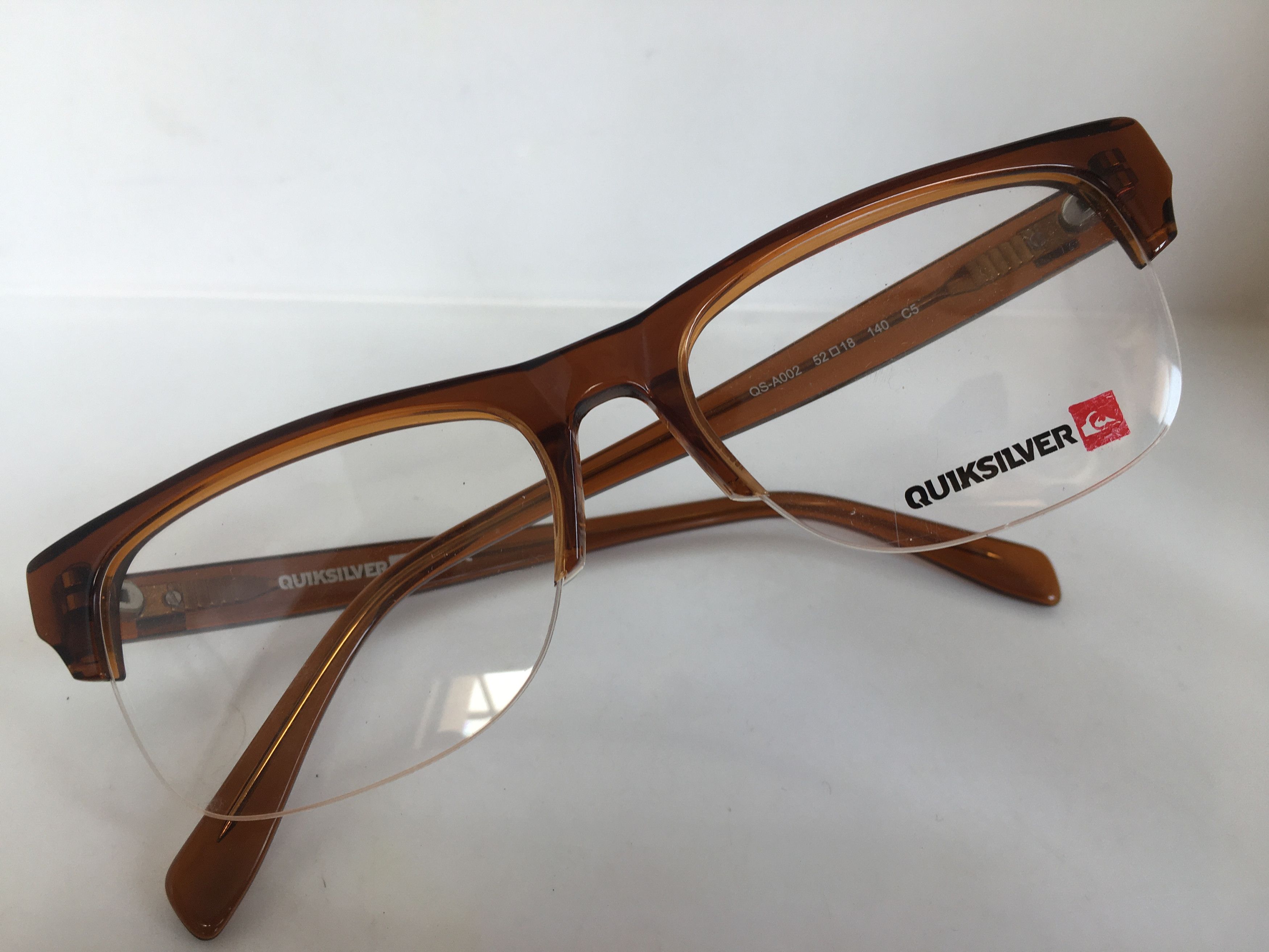 Other Quiksilver QS-A002 Malcolm X Brown Eyeglasses Frame Size ONE SIZE - 5 Thumbnail
