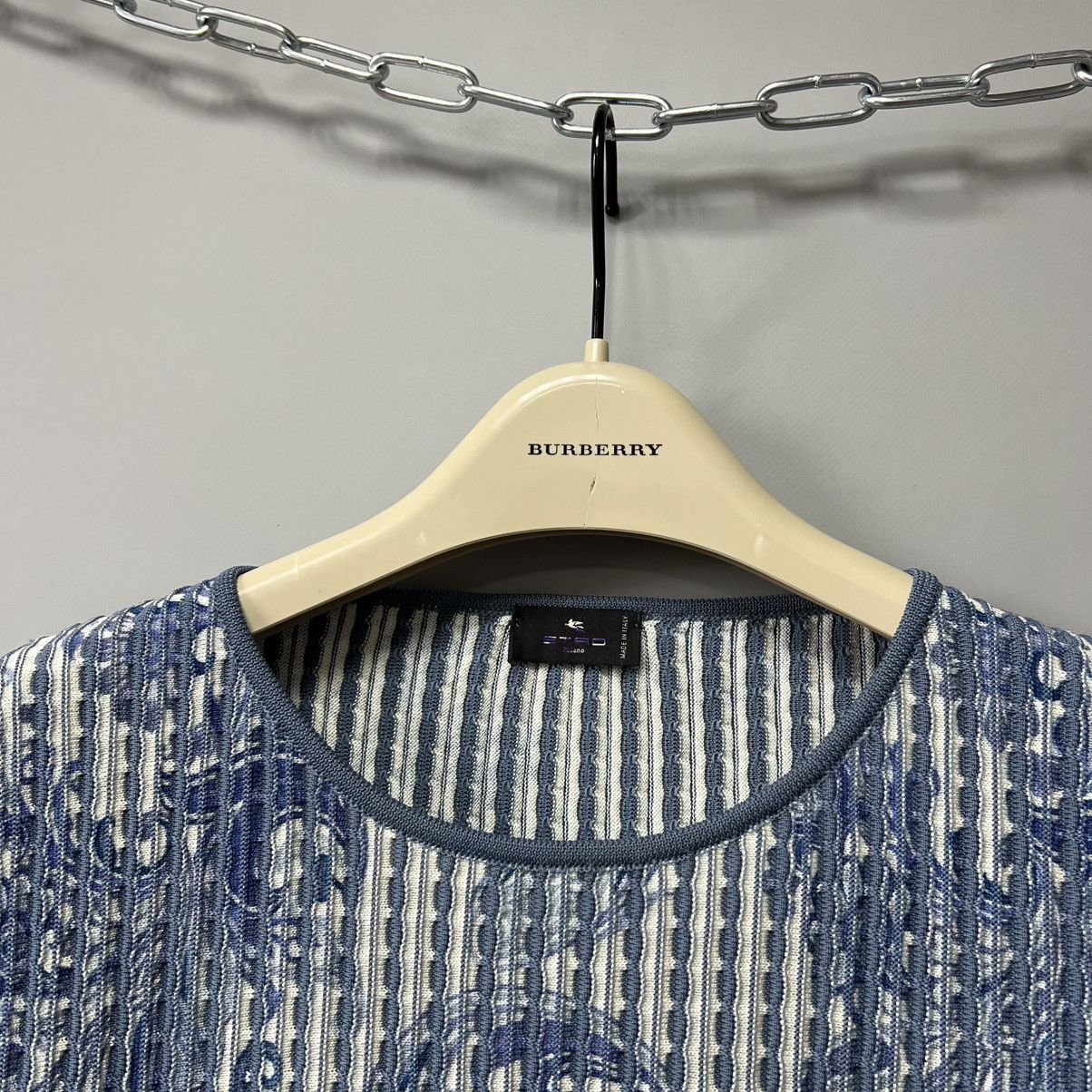Etro Etro Paisley-Print Knitted Top Maglieria Knitwear Tricots Size M / US 6-8 / IT 42-44 - 5 Thumbnail