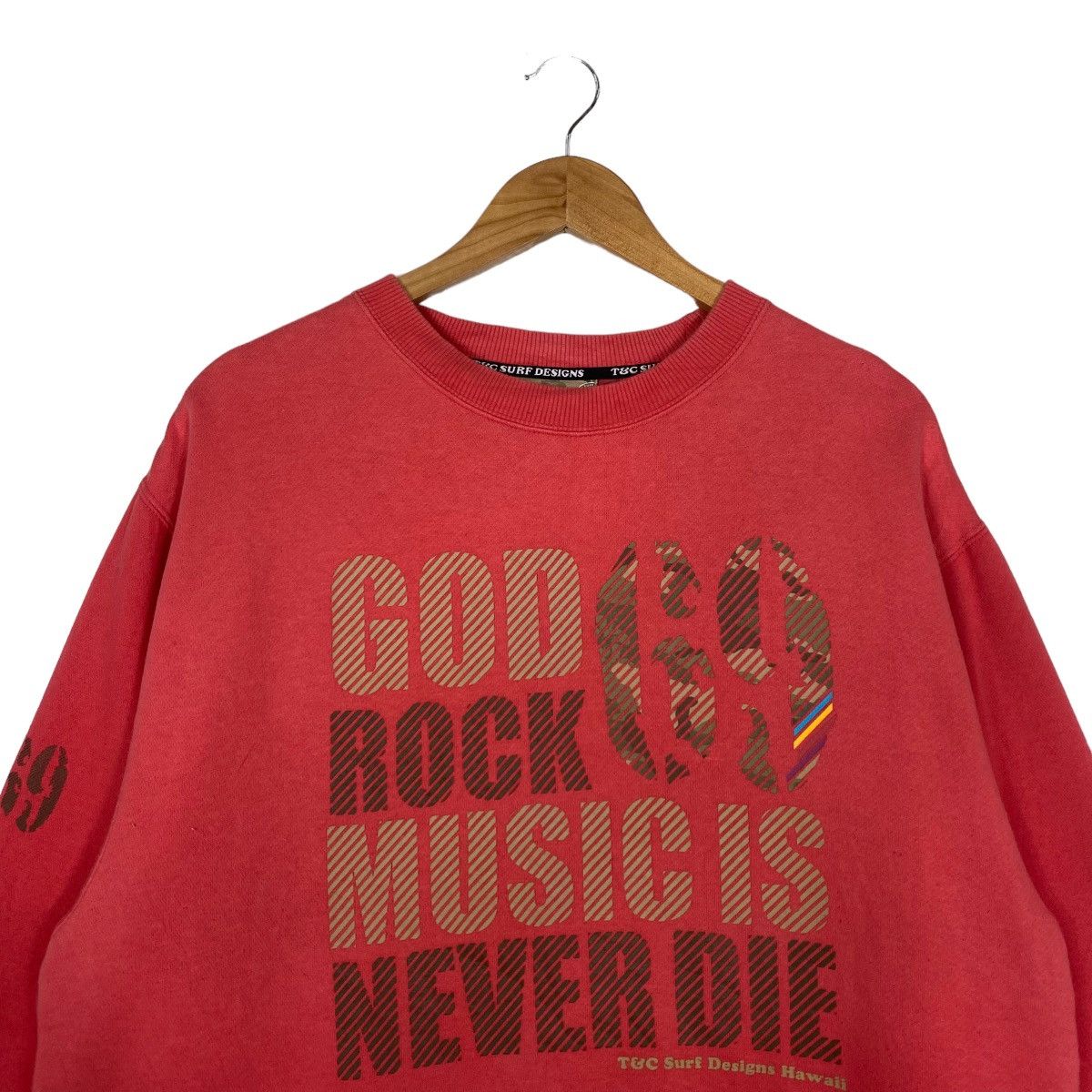 Japanese Brand Vintage TnC Hawaii Surf Design Big Logo Crewneck Sweatshirt Size US L / EU 52-54 / 3 - 3 Thumbnail