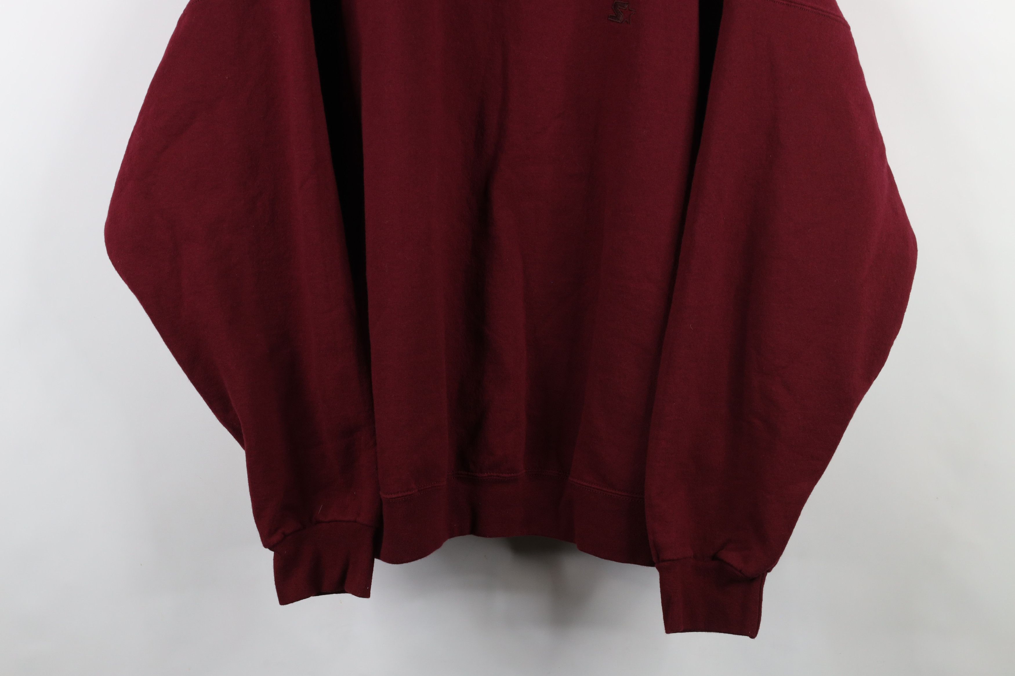 Starter × Vintage Vintage 90s Starter Blank Heavyweight Crewneck Sweatshirt Size US XXL / EU 58 / 5 - 3 Thumbnail
