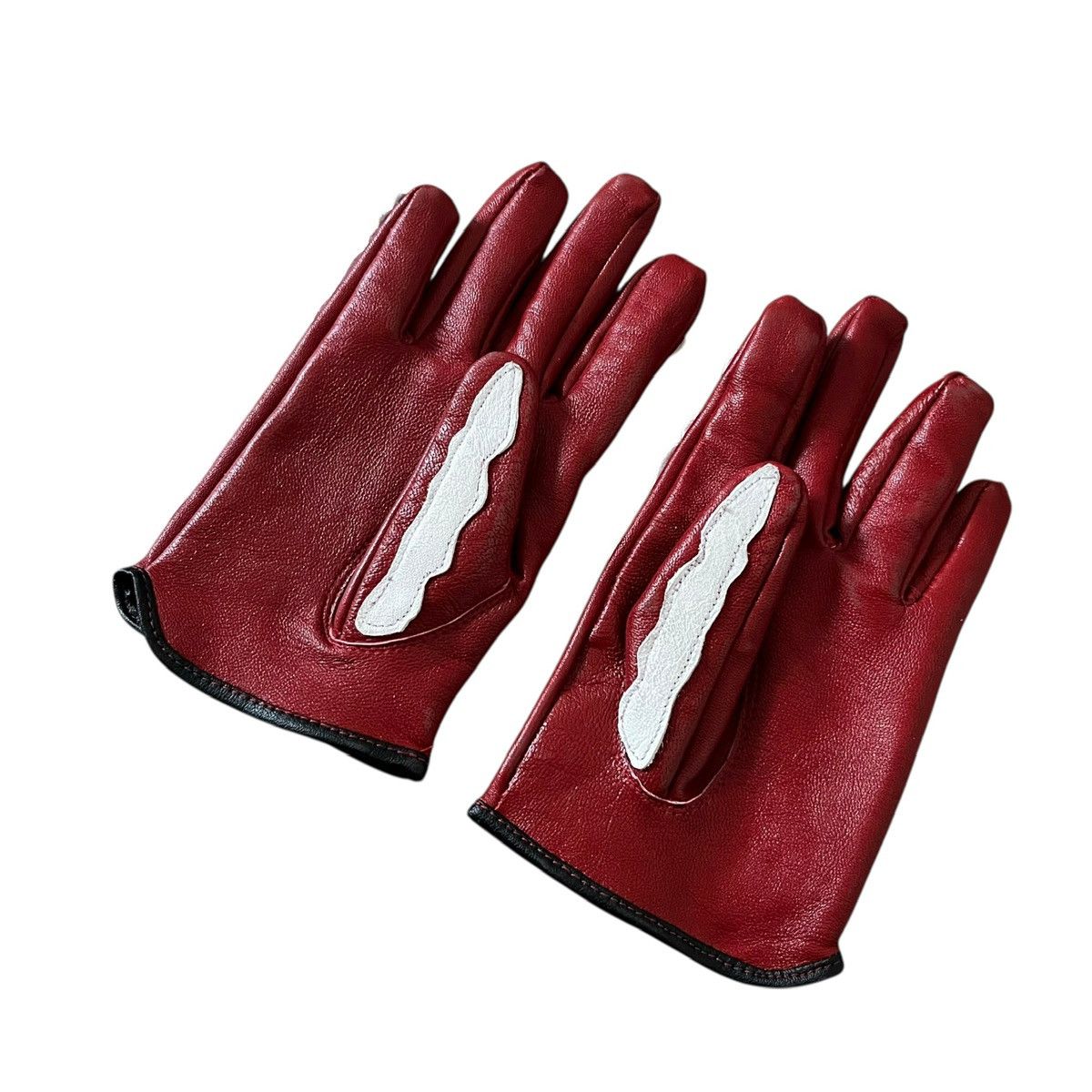Other Vintage Leather Skeleton Gloves Size ONE SIZE - 4 Thumbnail