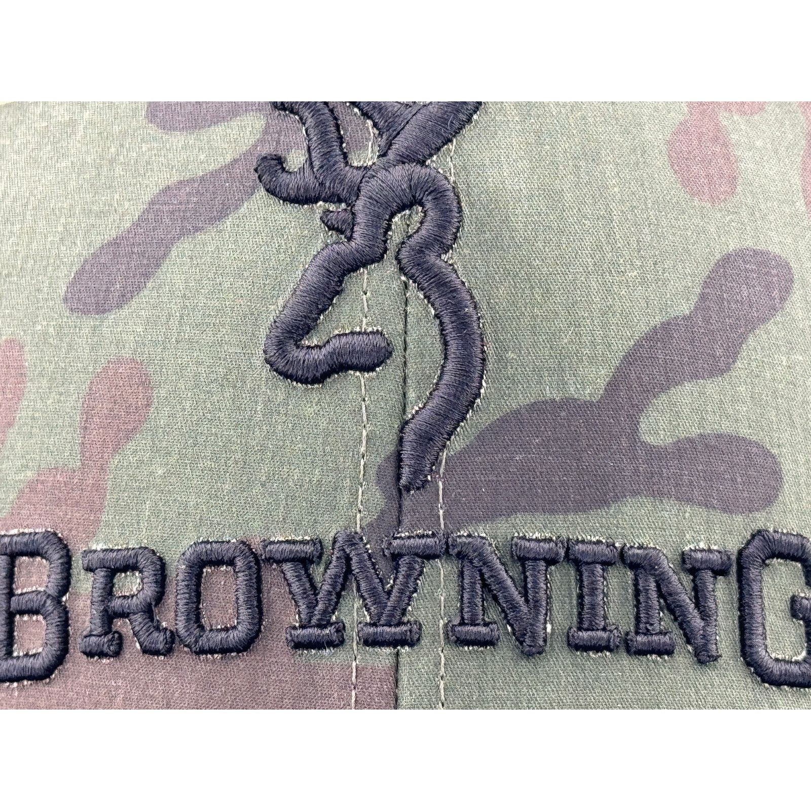 Other Camo Browning Hunting Hat - Deer Logo Flex Fit Cap Size ONE SIZE - 2 Thumbnail