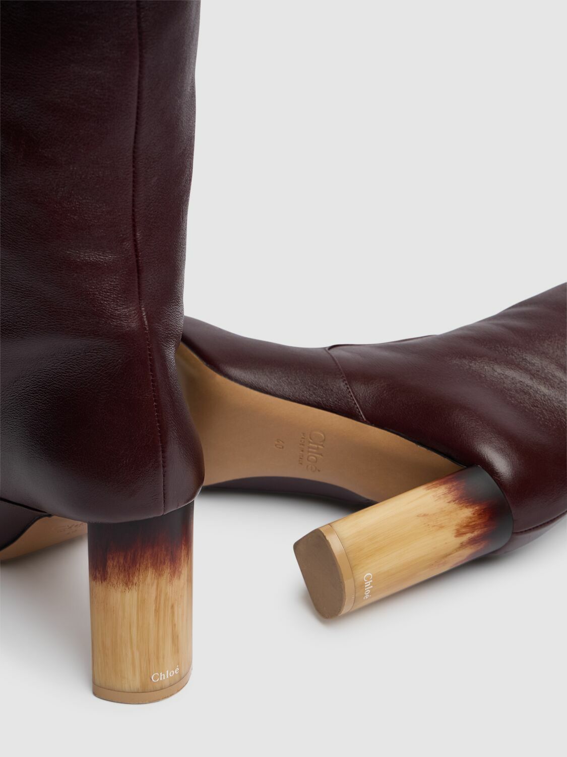 Chloe o1loc1c11125 Georgia Heeled Boots in Brown Size US 8 / IT 38 - 4 Thumbnail