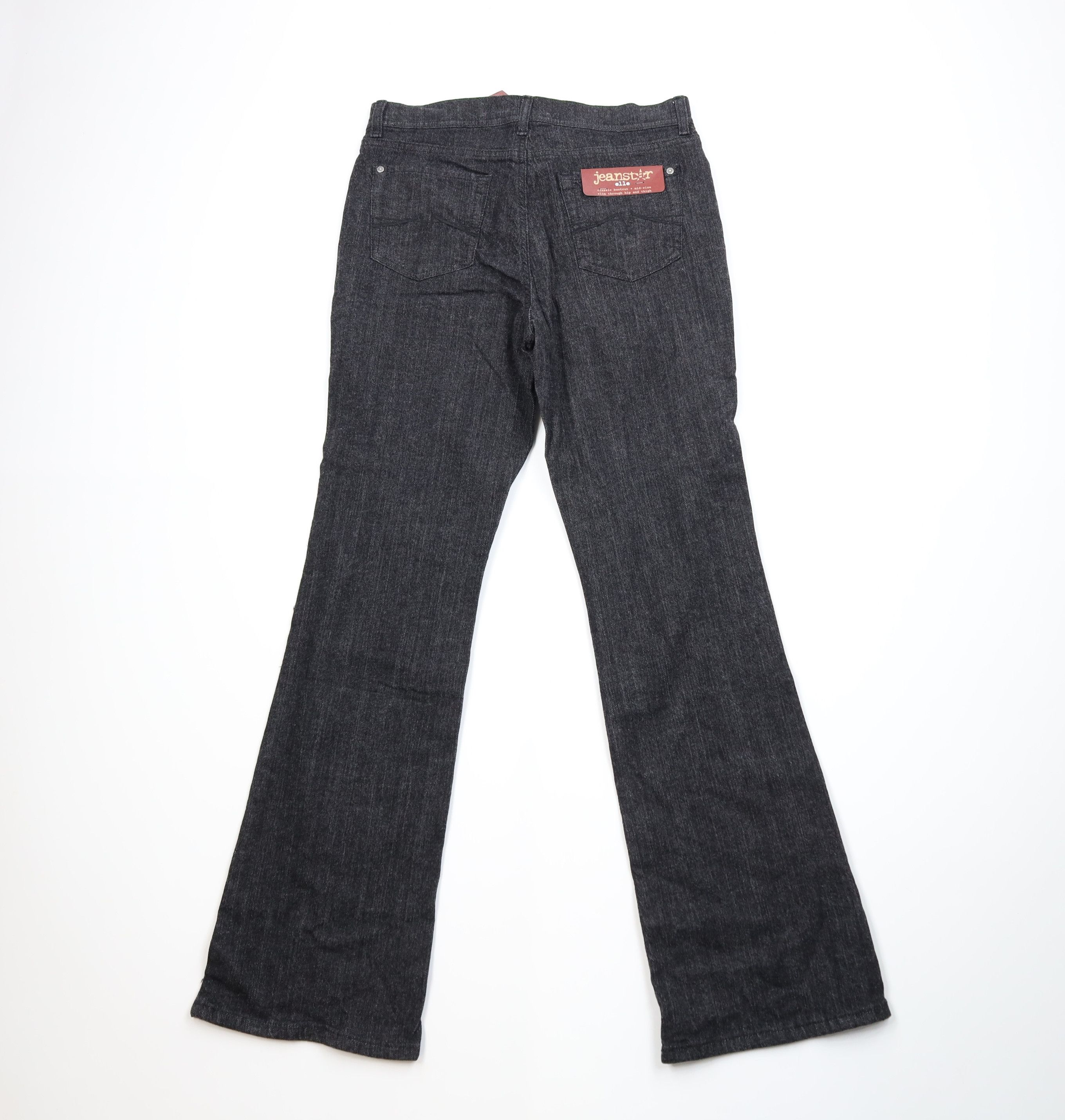 Vintage Deadstock Vintage Y2K Babydoll Flared Wide Leg Denim Jeans Size 32" / US 10 / IT 46 - 10 Thumbnail