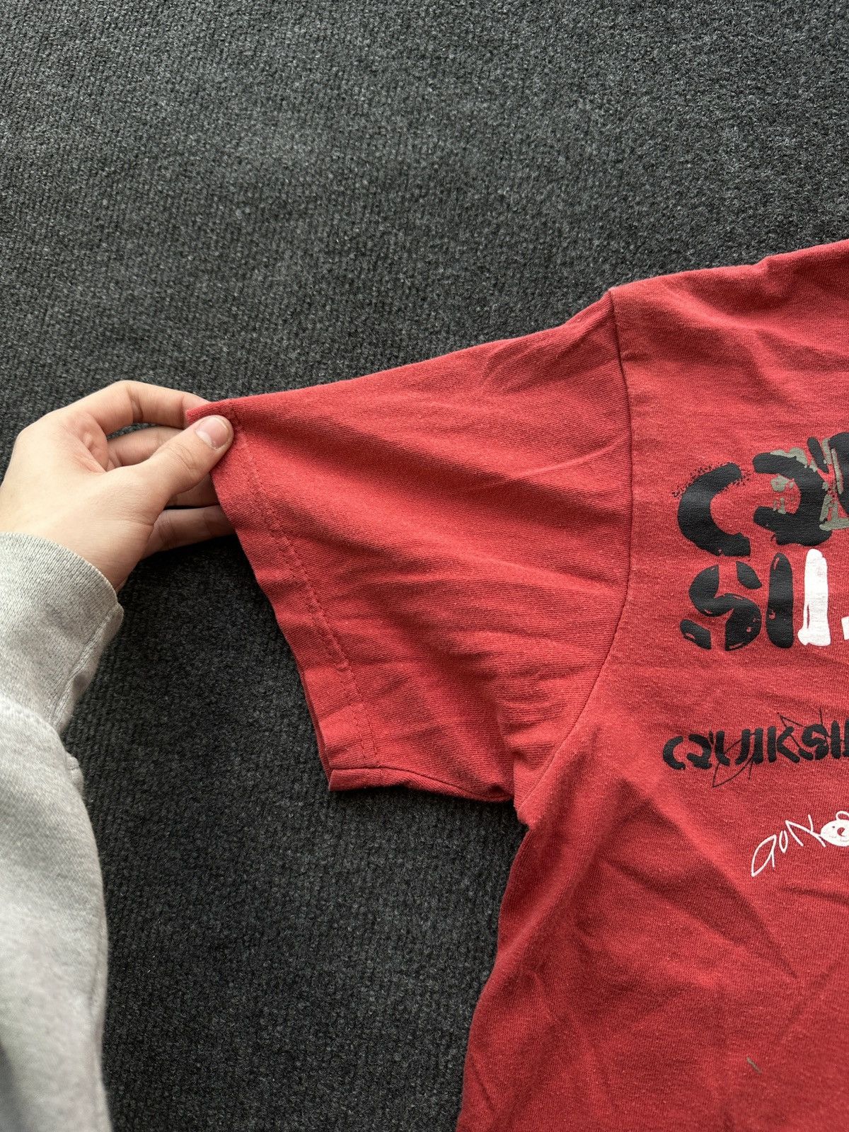 Quiksilver 🚨Vintage Big Logo QUIKSILVER BOXY LOGO T SHIRT SLEEVE Y2K Size US L / EU 52-54 / 3 - 5 Thumbnail