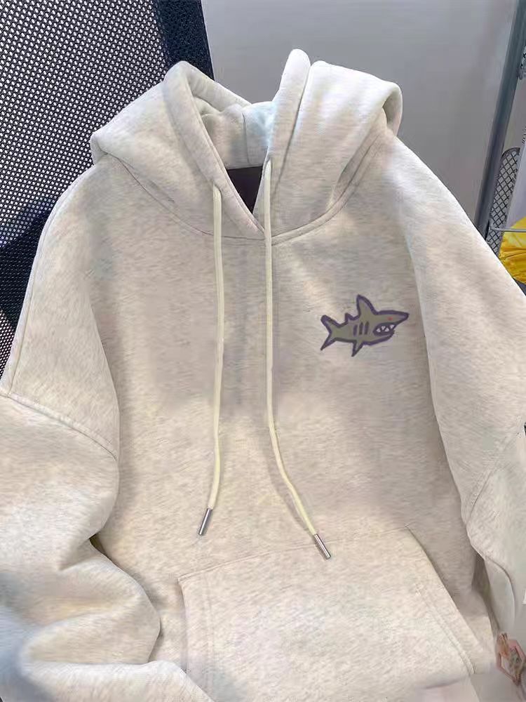 Japanese Brand Shark pattern street fashion hoodie y2k Size US L / EU 52-54 / 3 - 2 Thumbnail