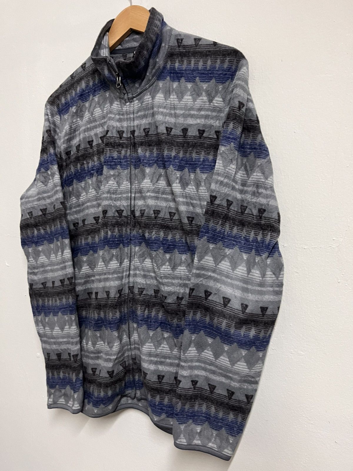 Japanese Brand Uniqlo Navajo Chimaiyo Motive Fleece Jackets Size US XL / EU 56 / 4 - 2 Thumbnail