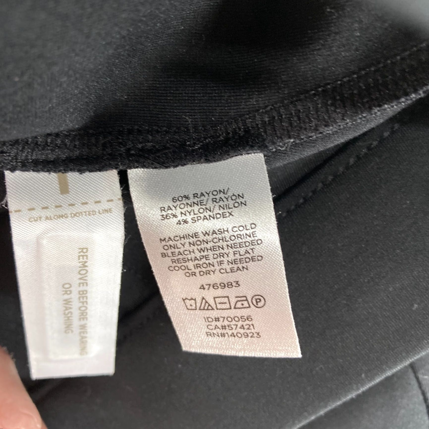 Loft LOFT Ponte Skinny Ankle Pants Women's 12 Black Stretch Nylon Blend Casual Preppy Size 24" / US 00 / IT 34 - 6 Thumbnail