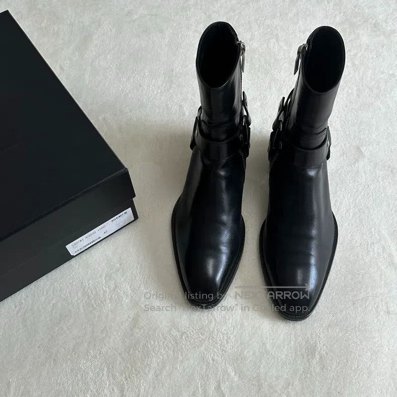 Saint Laurent Paris Saint Laurent Paris Original Buckle Boots Size US 11.5 / IT 41.5 - 2 Thumbnail