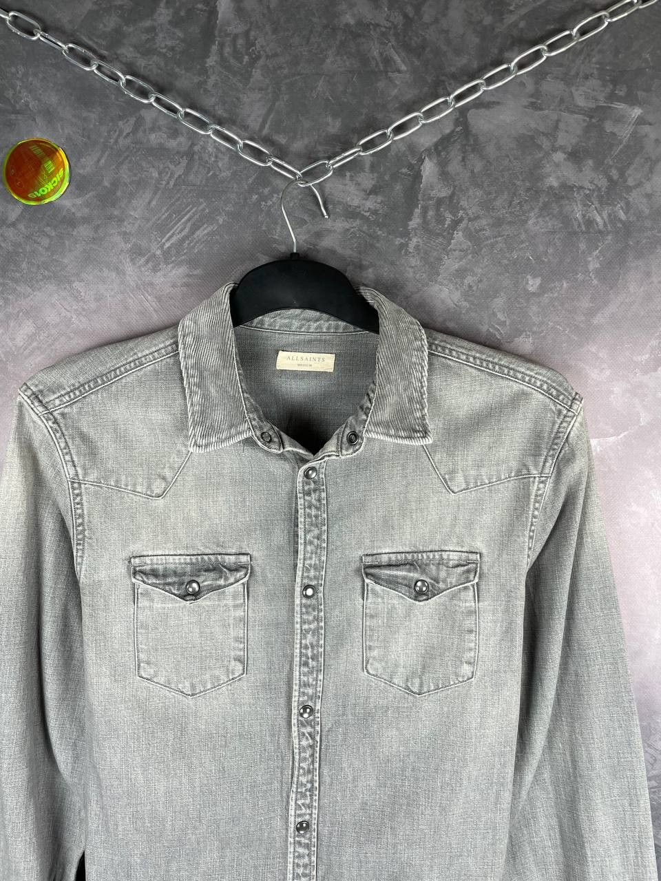 Allsaints × Vintage Vintage Allsaints Flannel Shirt Size US M / EU 48-50 / 2 - 3 Thumbnail