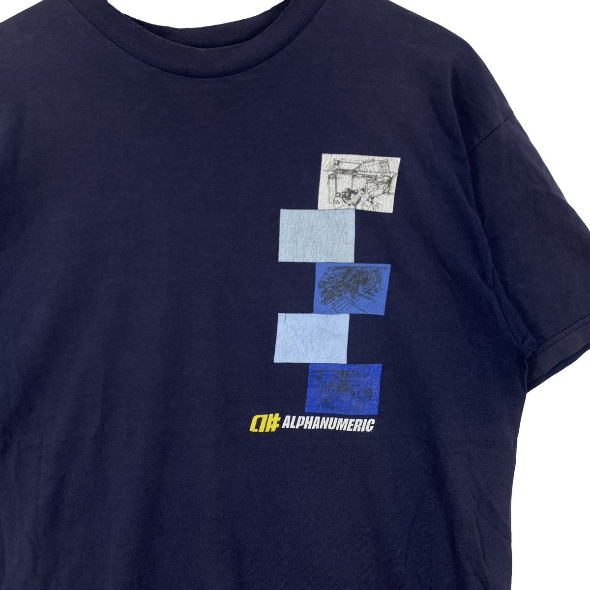 Alphanumeric Vintage ALPHANUMERIC Graphic T-Shirt Abstract Print Logo Tee Size US L / EU 52-54 / 3 - 6 Thumbnail