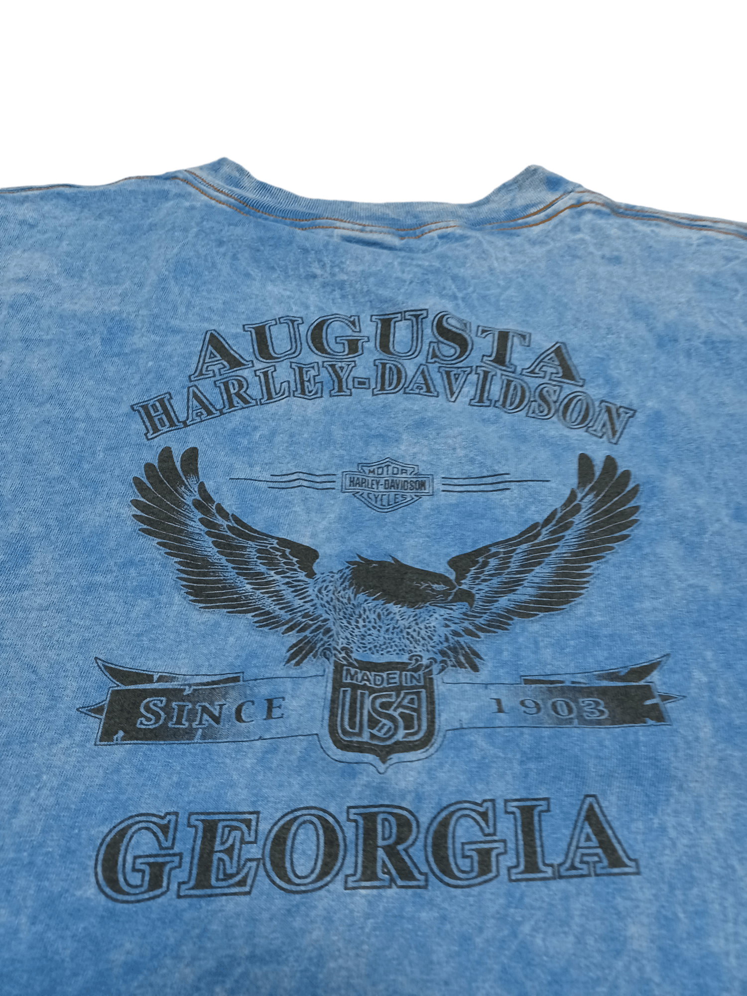 Harley Davidson FANTASTIC MADE IN USA 90S VINTAGE HARLEY DAVIDSON TEE Size US XL / EU 56 / 4 - 4 Thumbnail