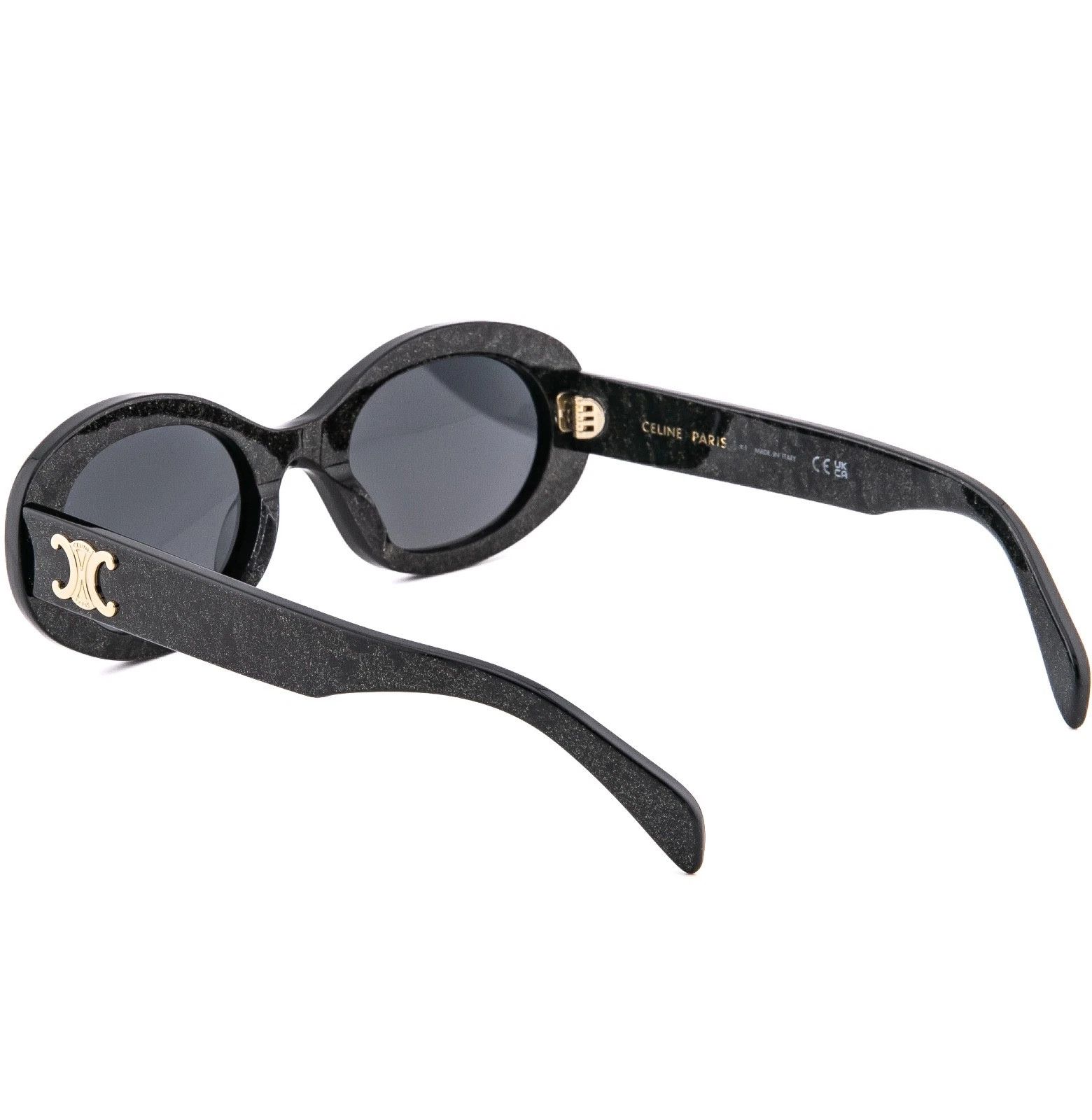 Celine CELINE CL40194U 40194 TRIOMPHE Paris Black Sunglass 03A Size ONE SIZE - 5 Thumbnail