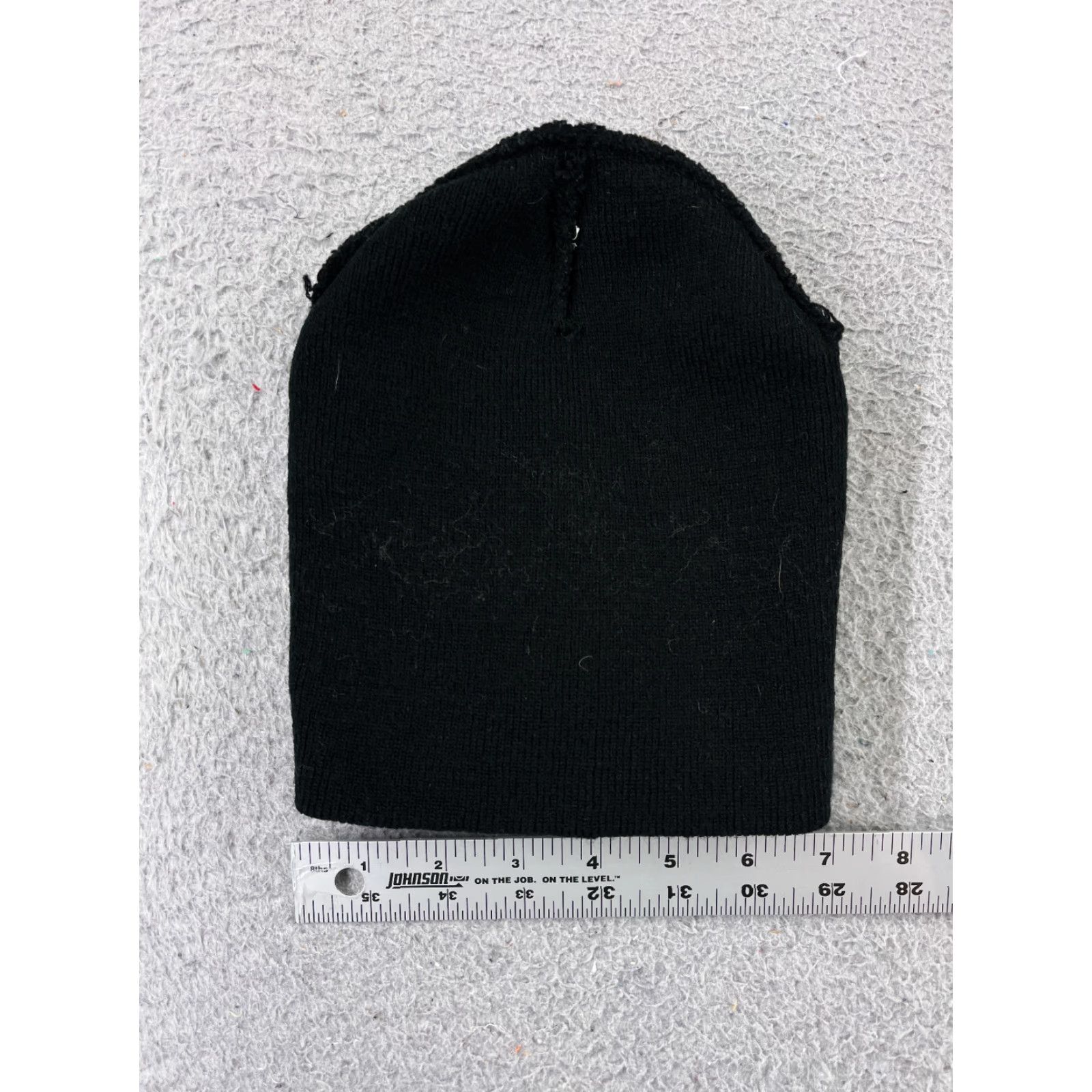 Vintage Tooeletech College Beanie Toque Adult One Size Black Knit 100% Acrylic School Size ONE SIZE - 5 Thumbnail