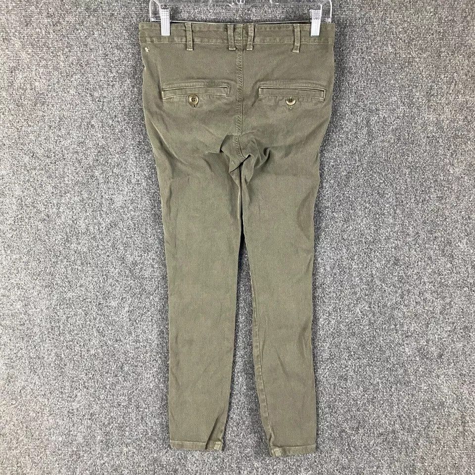 THE GREAT The Great Pants Women's 28 Skinny Chino Tencel Cotton Casual Size 28" / US 6 / IT 42 - 6 Thumbnail