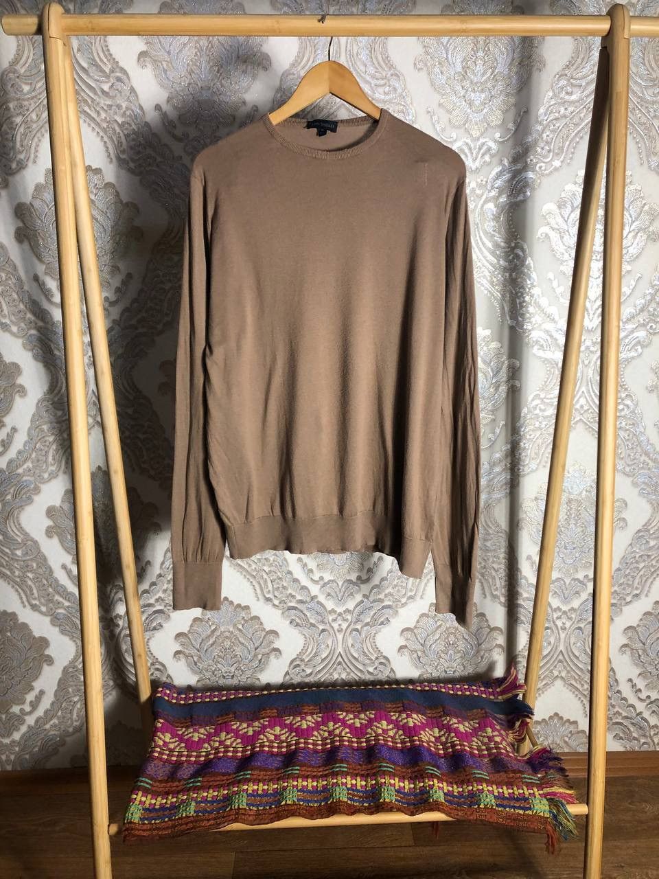 John Smedley × Vintage VERY RARE JOHN SMEDLEY WOOL SWEATER ENGLAND STYLE DELUX 90s Size US XL / EU 56 / 4 - 1 Thumbnail