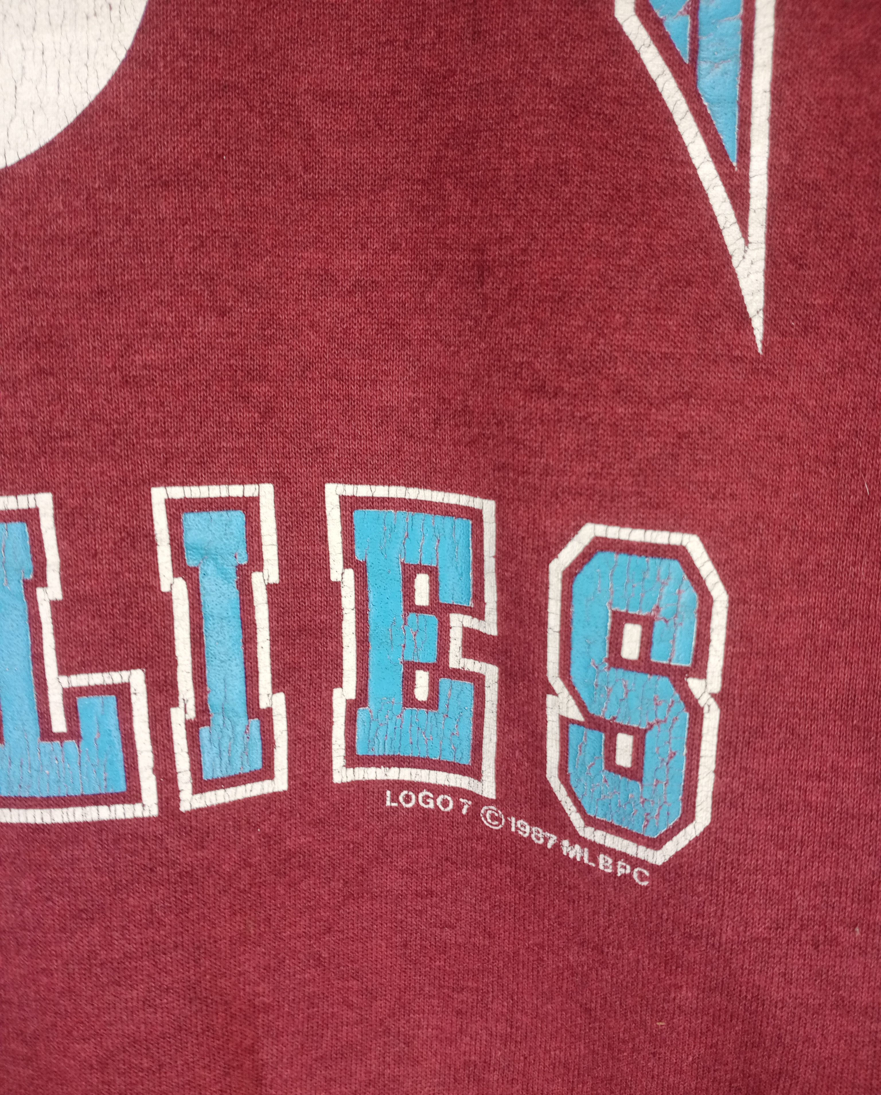 MLB Vintage 1987 Philadelphia Phillies MLB Logo 7 Sweatshirt Size US M / EU 48-50 / 2 - 4 Thumbnail