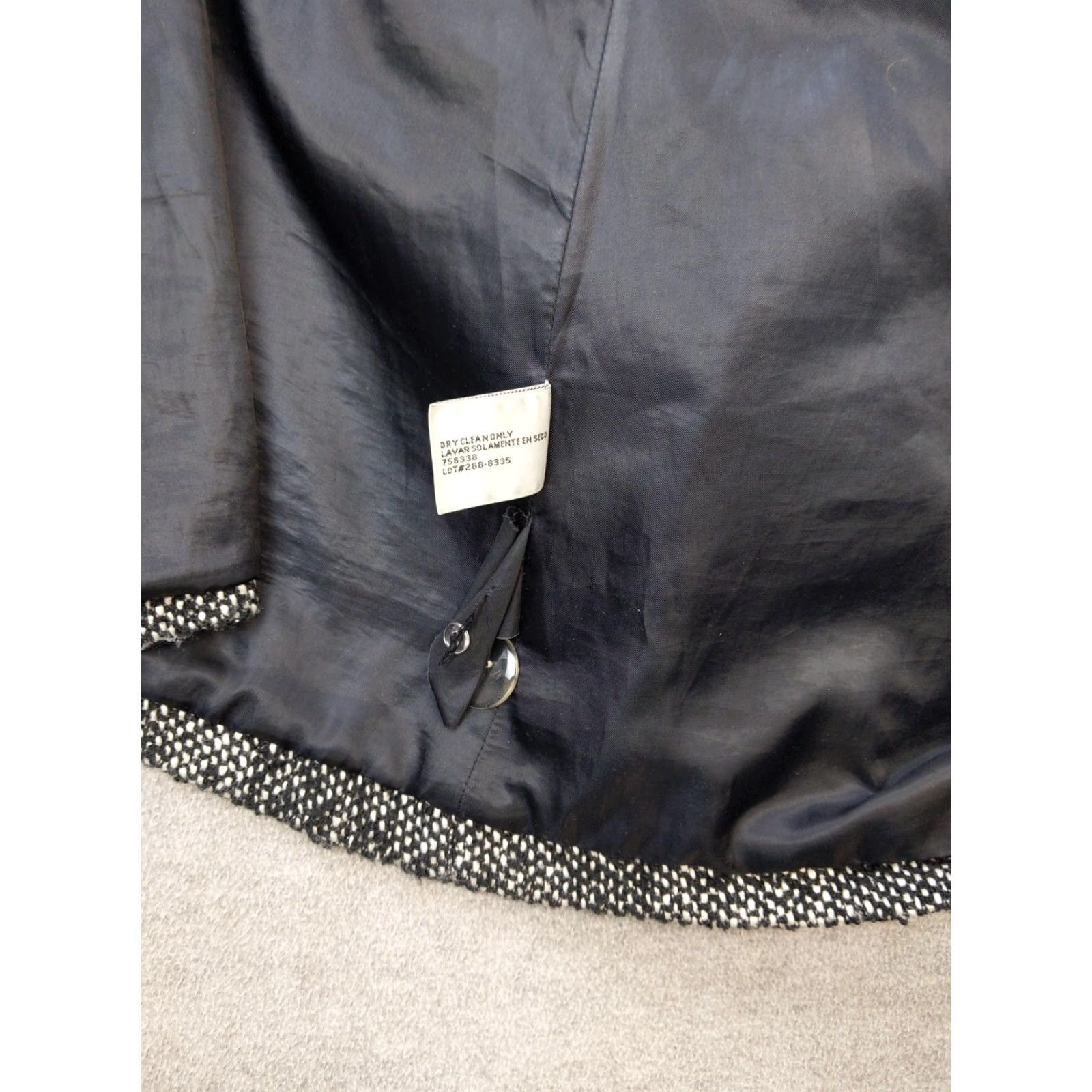 Vintage VINTAGE St. John's Bay Coat Mens XLT Gray Wool Blend Hooded Pea Jacket Tweed Lined Size US XL / EU 56 / 4 - 7 Thumbnail