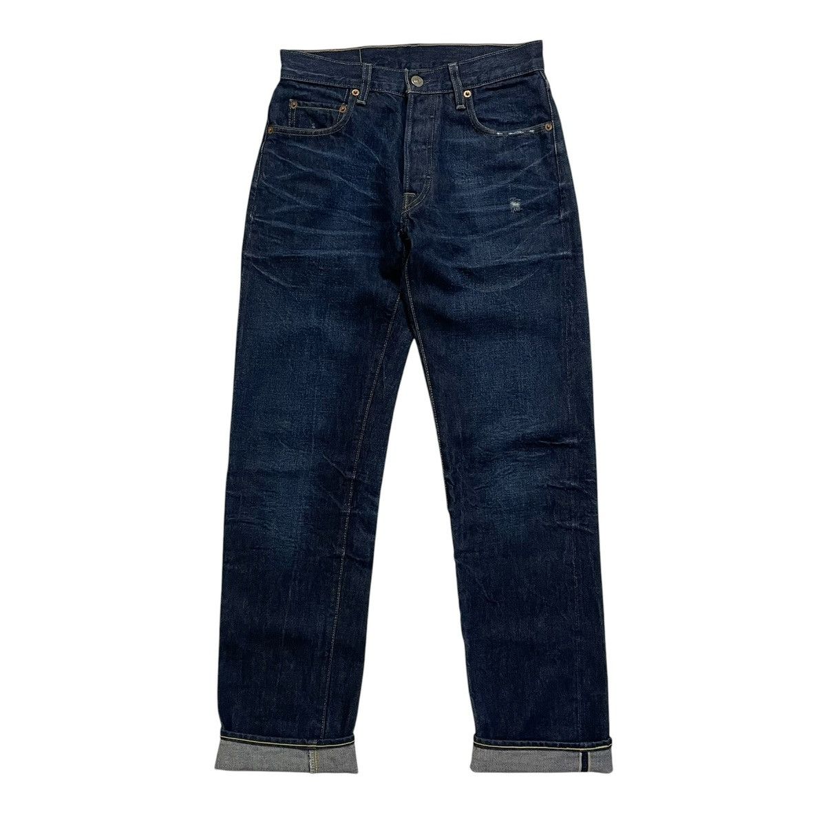 Levi's "Levi's 66501 LVC 1966 501XX Selvedge - Dark Wash" Size US 28 / EU 44 - 2 Thumbnail