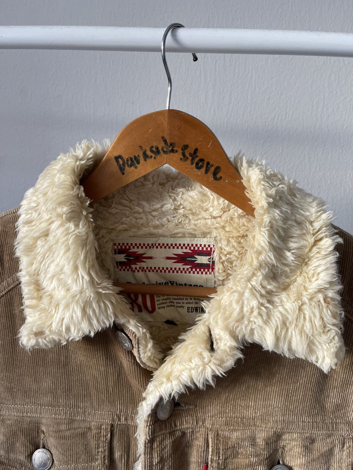 Edwin Vintage Edwin Sherpa Jacket With Buckel Back Size US M / EU 48-50 / 2 - 4 Thumbnail