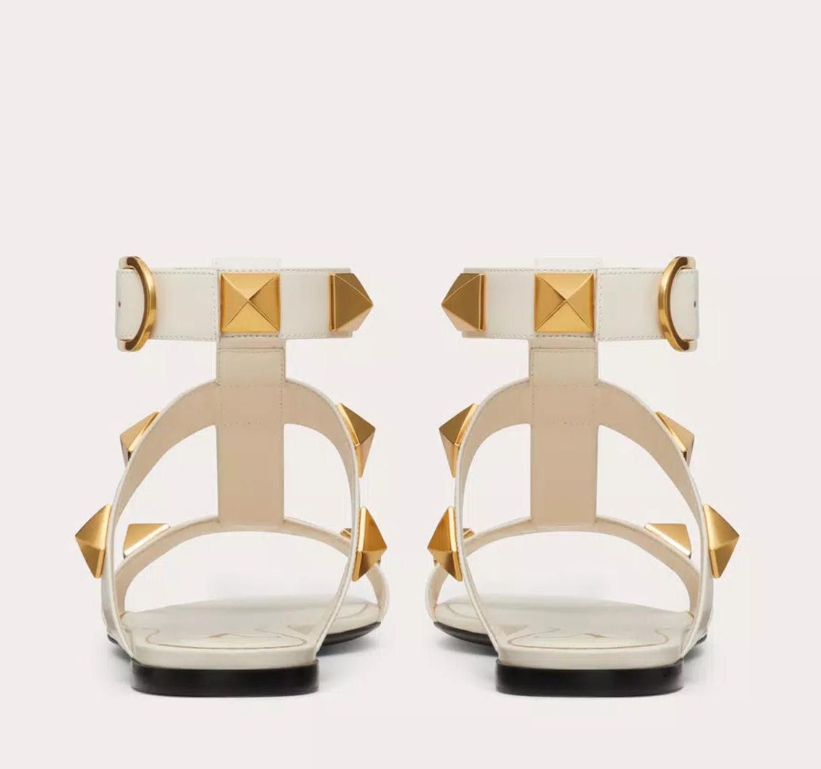 Other Valentino Roman Stud Flat Sandal Size US 7.5 / IT 37.5 - 3 Thumbnail