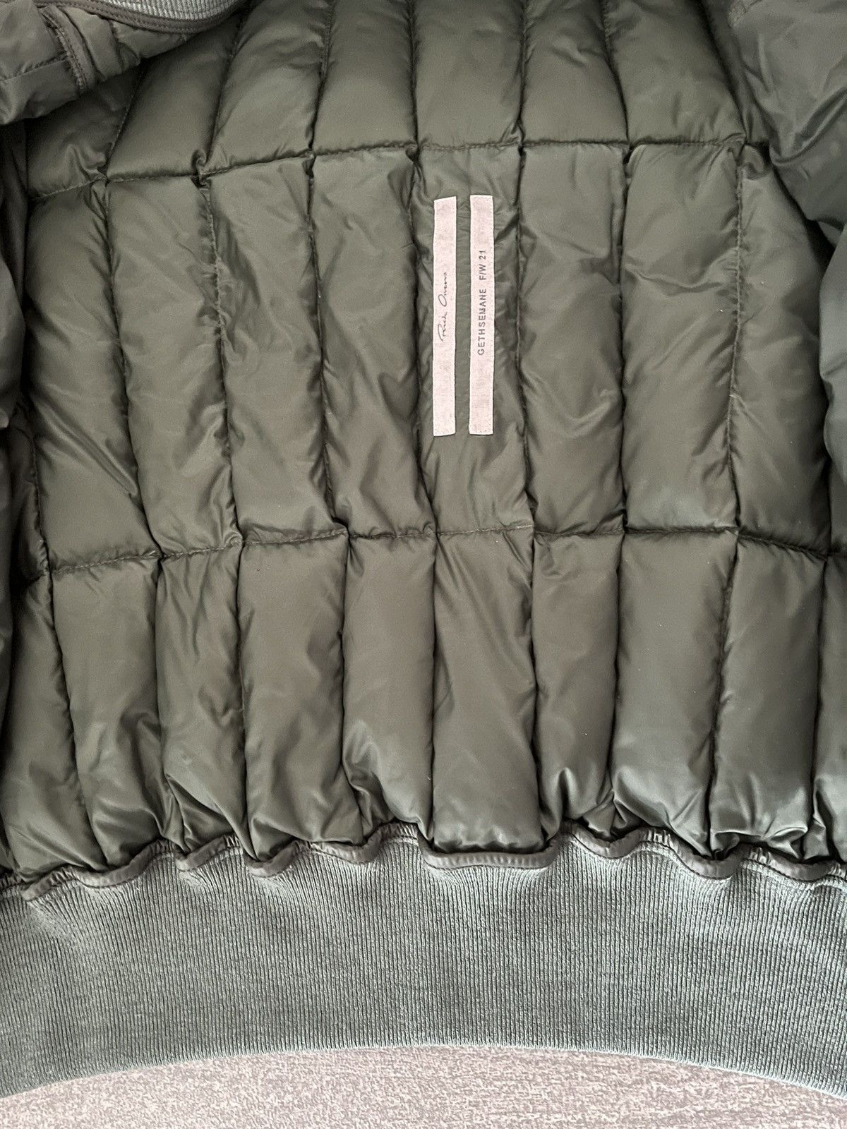 Rick Owens Rick Owens Green bomber liner Jacket Cropped sz 54 Size US L / EU 52-54 / 3 - 13 Thumbnail