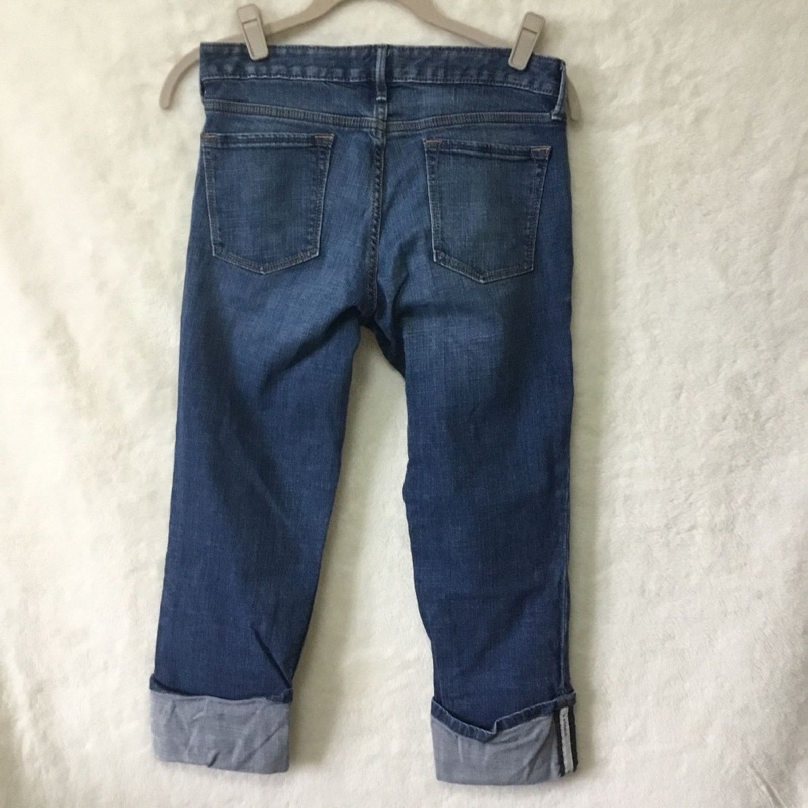 Banana Republic Banana Republic Blue Cuffed Jeans Size 27" / US 4 / IT 40 - 5 Thumbnail