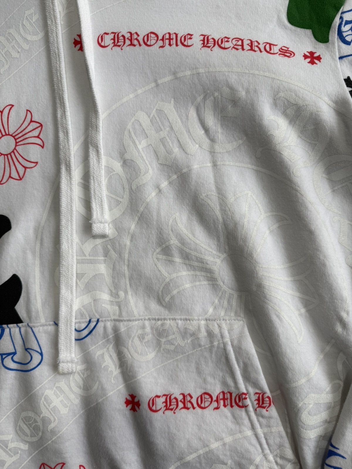 Chrome Hearts Rare - Stencil All Over Print Hoodie Size US M / EU 48-50 / 2 - 6 Thumbnail