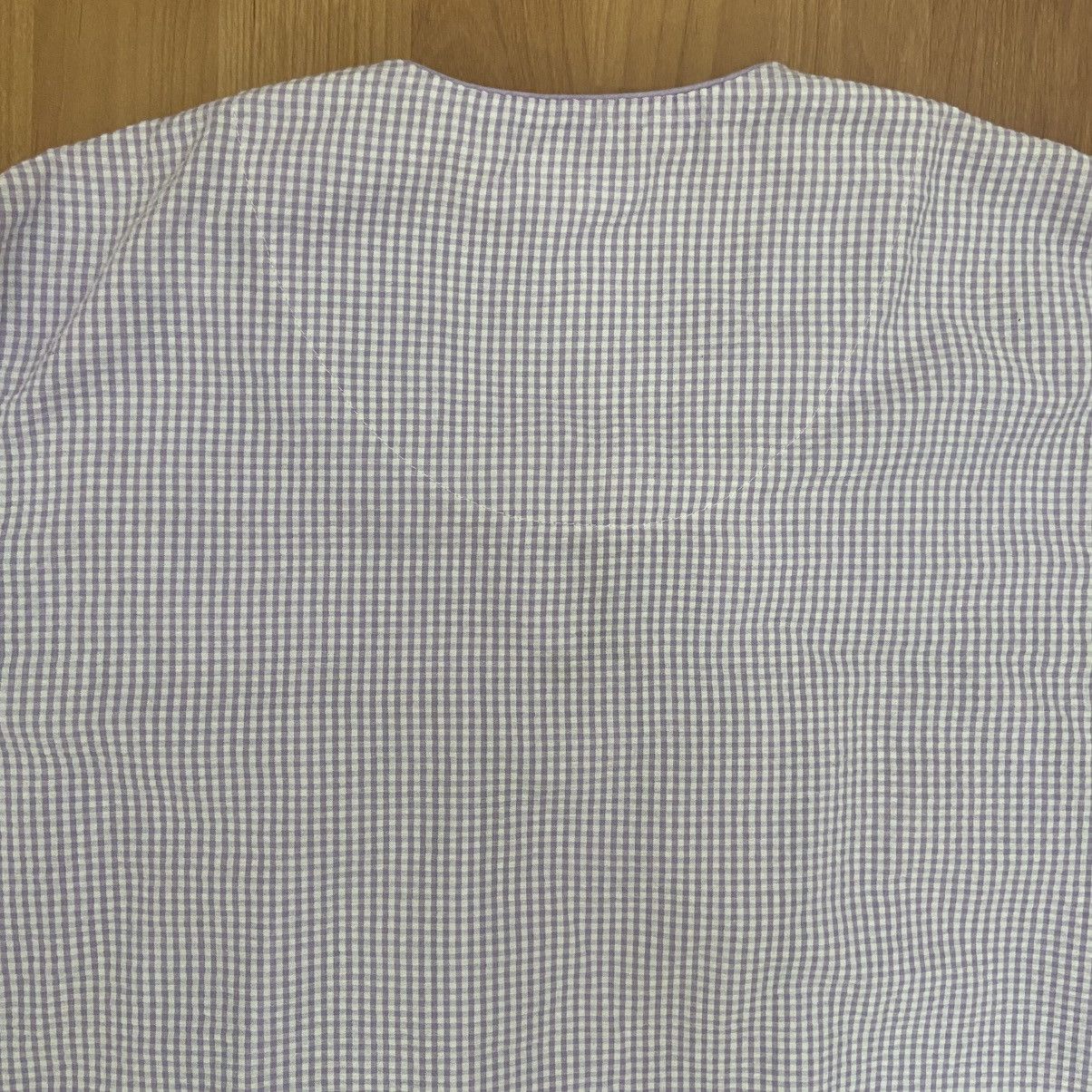 Vintage Secret Treasures Sleepwear Flower Gingham Mumu Size ONE SIZE - 5 Thumbnail