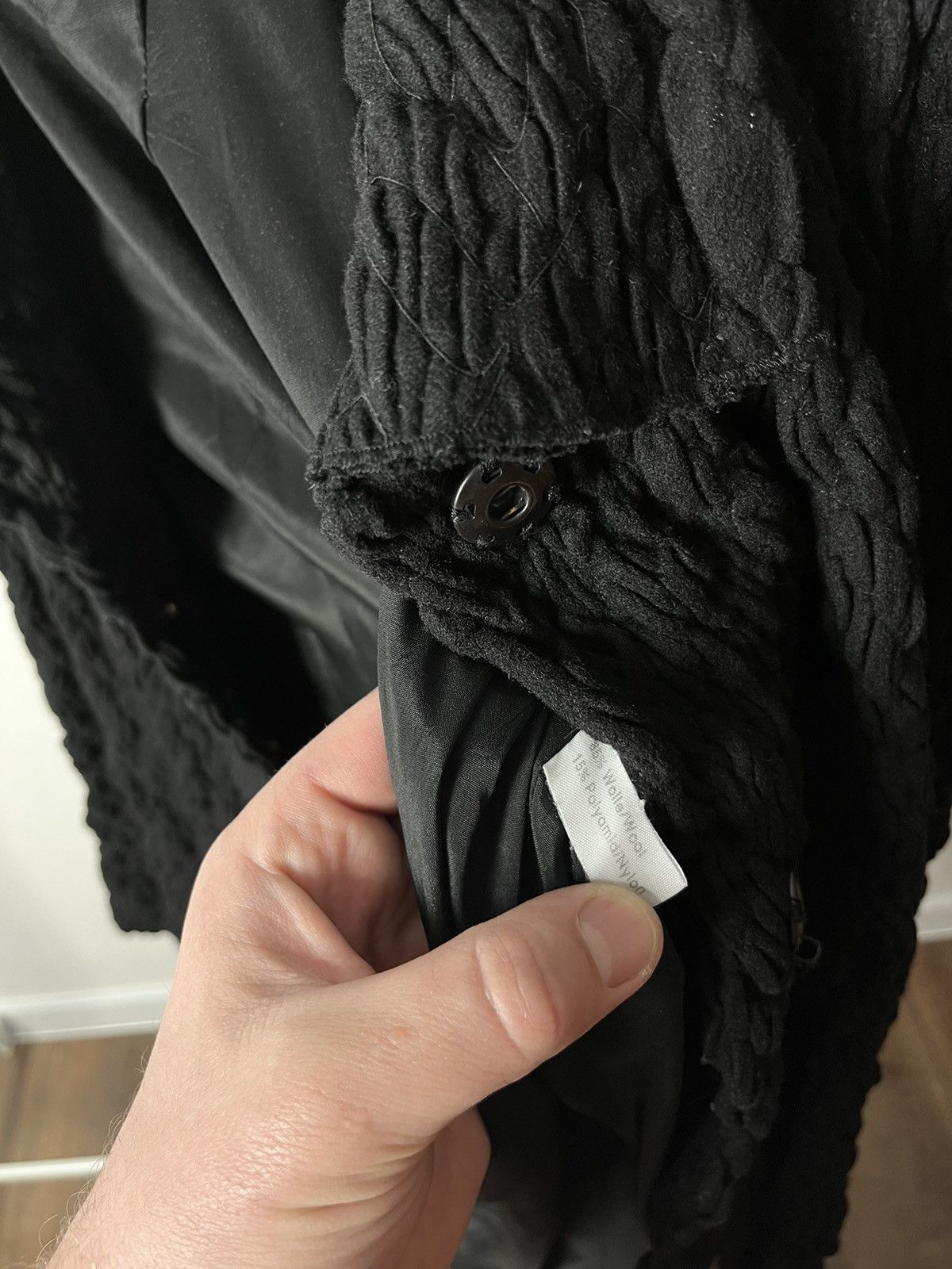 Other Anett Rostel Avant Garde Wool Knit Coat Jacket Size L / US 10 / IT 46 - 7 Thumbnail