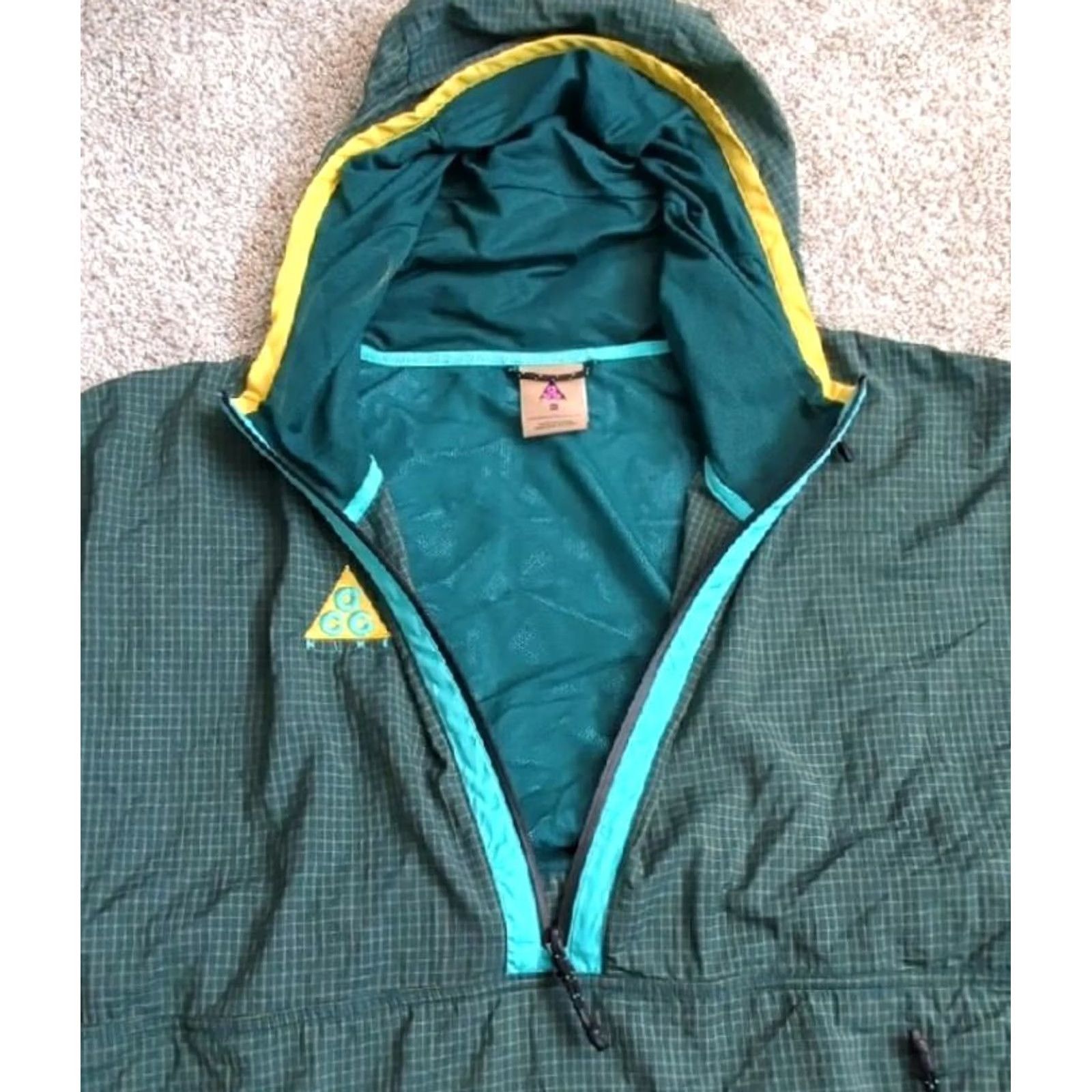 Nike ACG Nike ACG Lab Oversized Anorak Hooded Jacket 1/2 Zip Check XL/2X Pullover Size US XL / EU 56 / 4 - 6 Thumbnail