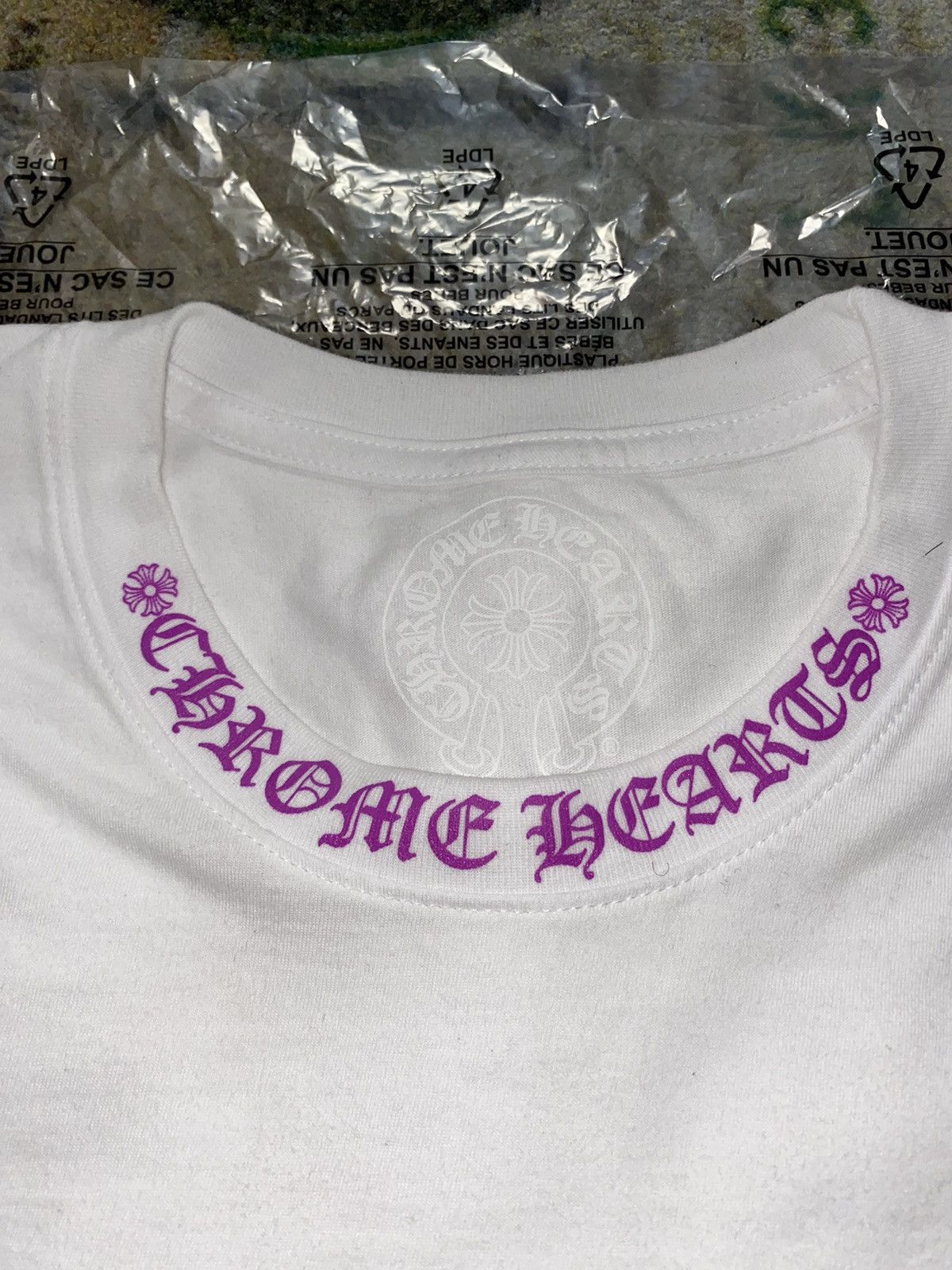 Chrome Hearts Chrome Hearts Neck Logo Short Sleeve T-Shirt