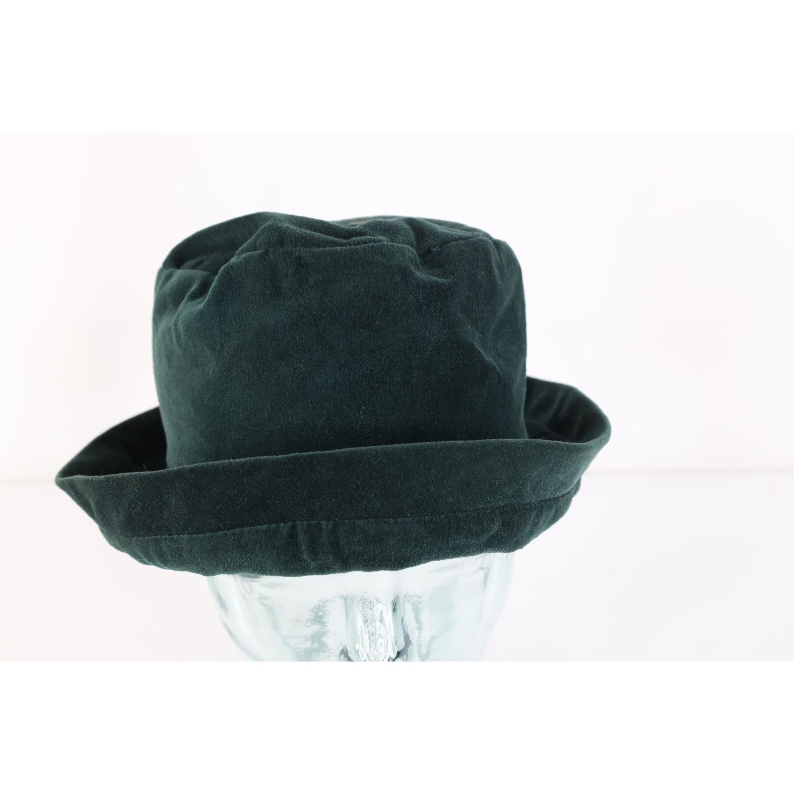 Vintage Vintage 90s Streetwear Blank Velvet Velour Bucket Hat Cap Size ONE SIZE - 5 Thumbnail