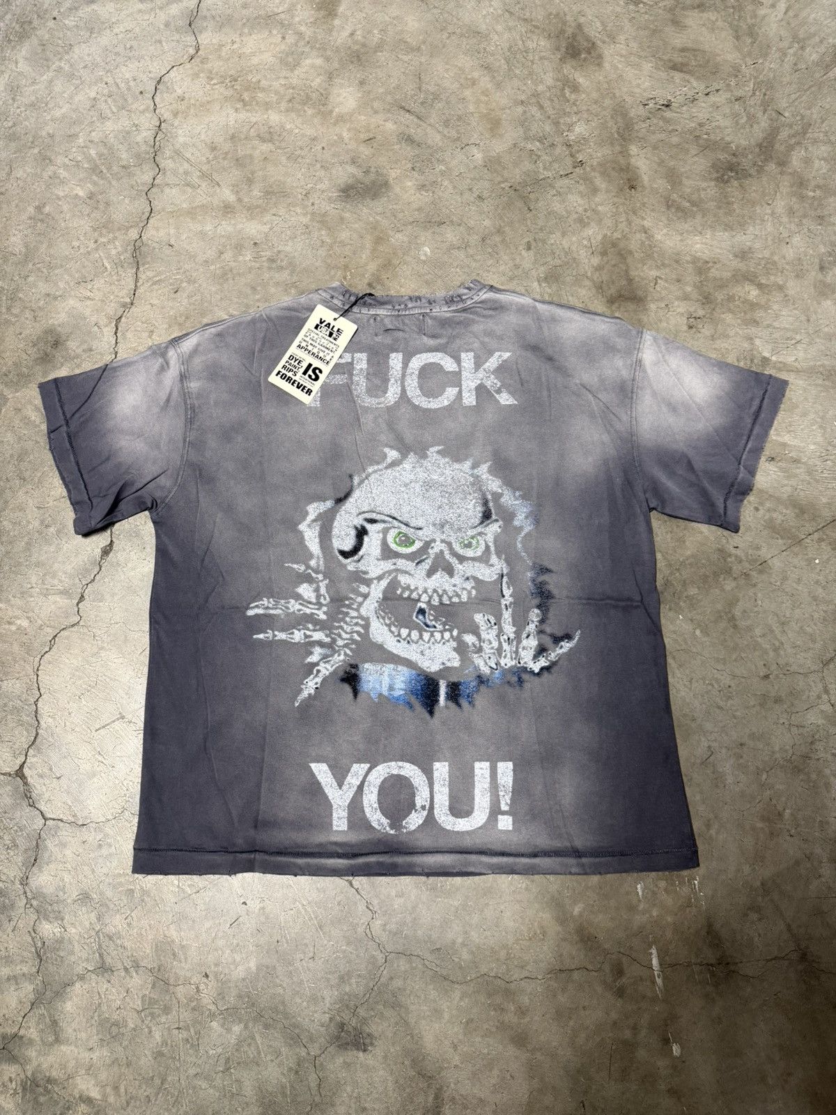 Vale Vale Lives Forever “Skullie” Tee Shirt Size US L / EU 52-54 / 3 - 5 Thumbnail