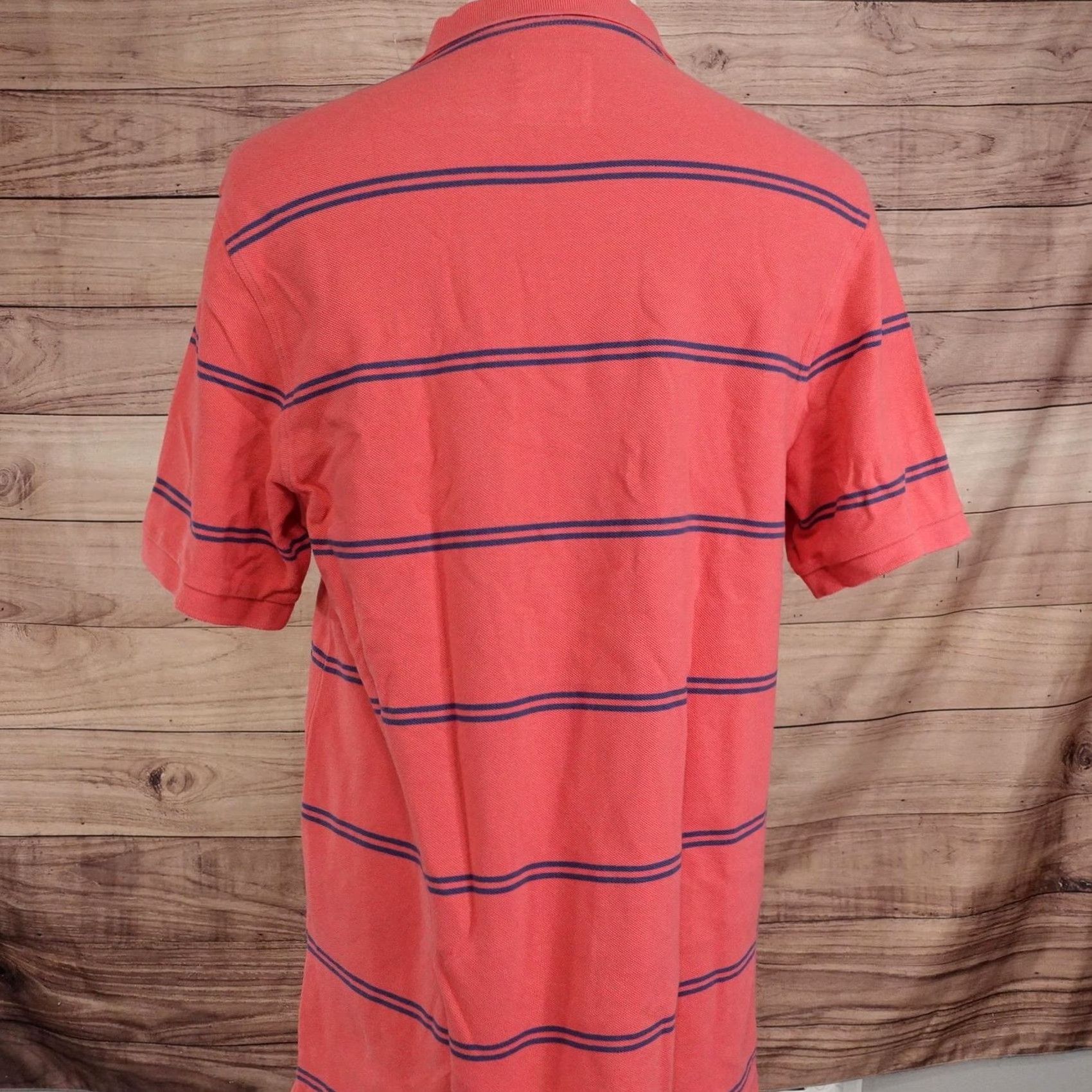 J.Crew J.CREW Polo Shirt Mens L Striped 100% Cotton Collared Short Sleeve Casual Polo Shirt Navy Stripe Pattern Size US L / EU 52-54 / 3 - 4 Thumbnail